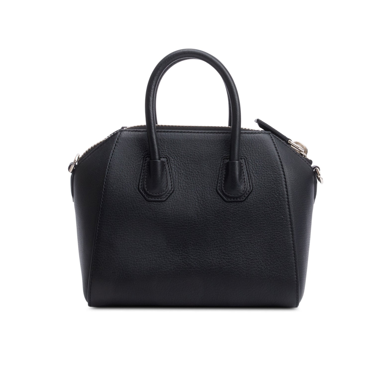 Givenchy Black Grained Leather Small Antigona Satchel