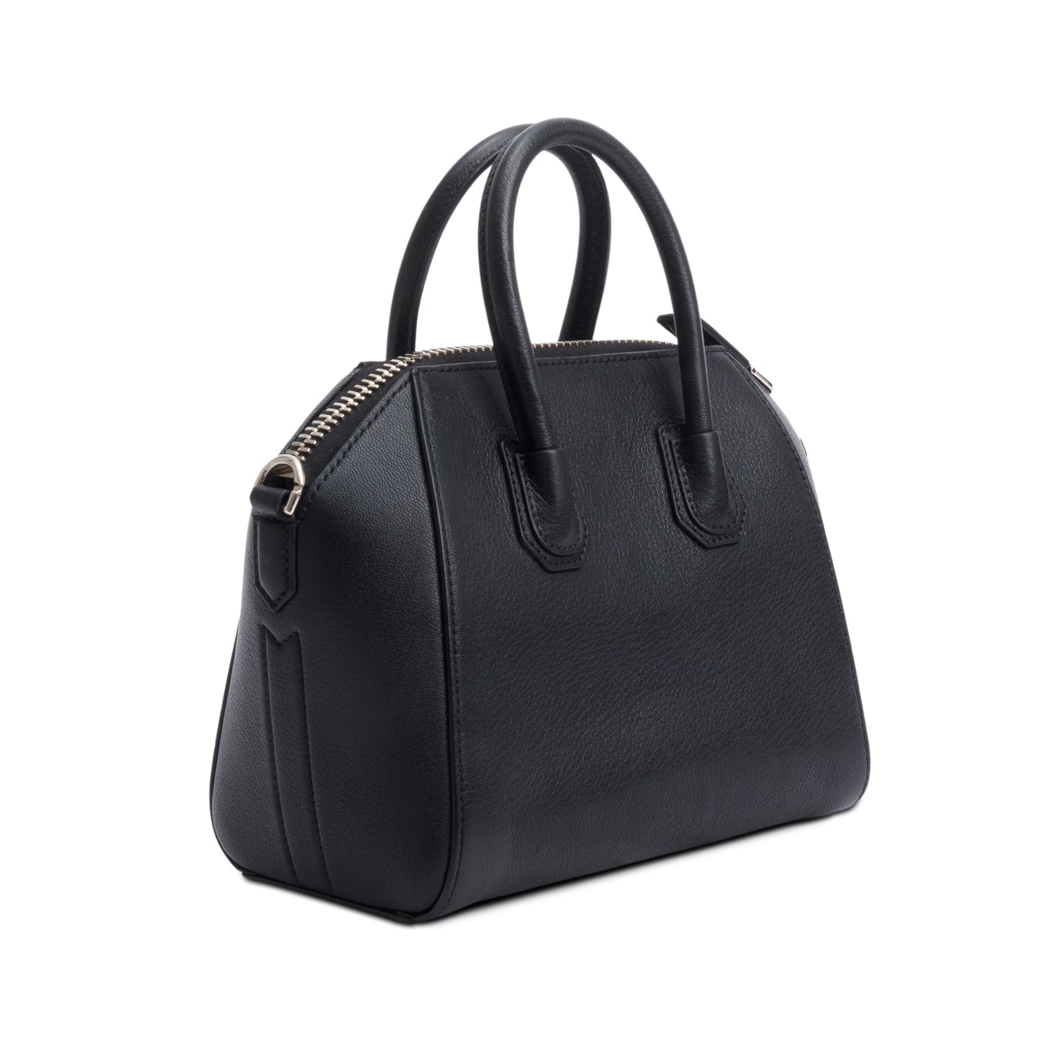 Givenchy Black Grained Leather Small Antigona Satchel