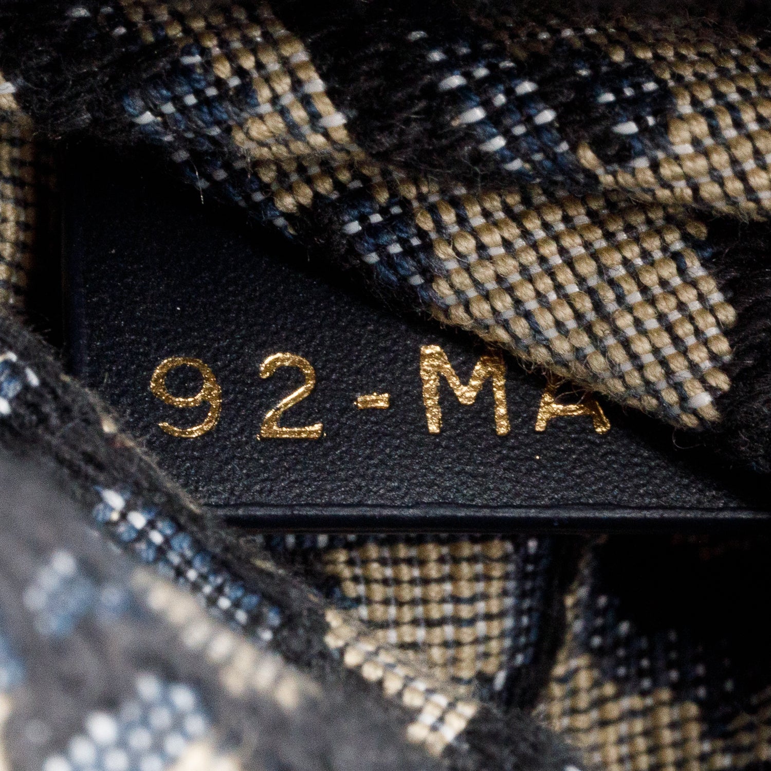 Christian Dior 2022 Wicker Navy Oblique Mini Lady Dior Bag w/ Strap