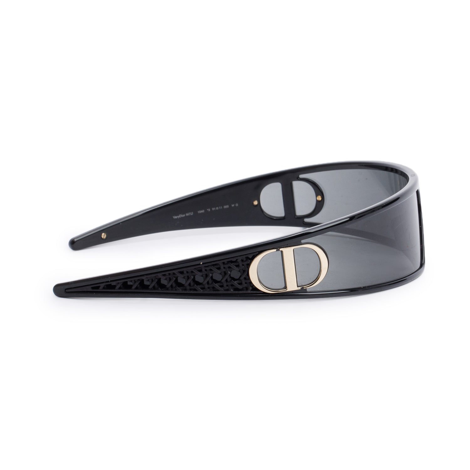 Christian Dior Black Acetate VeryDior M1U Mask Sunglasses w/ Box