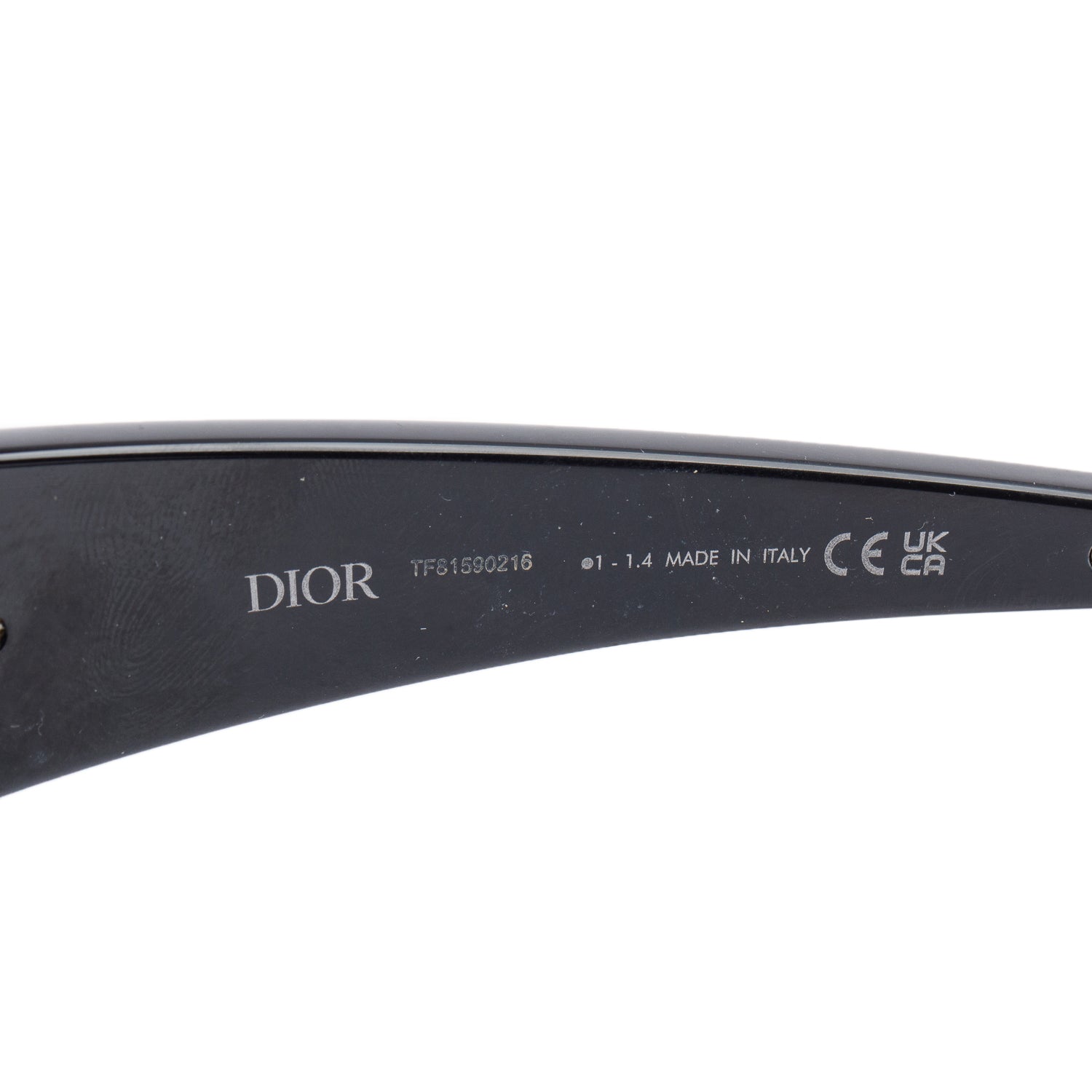 Christian Dior Black Acetate VeryDior M1U Mask Sunglasses w/ Box