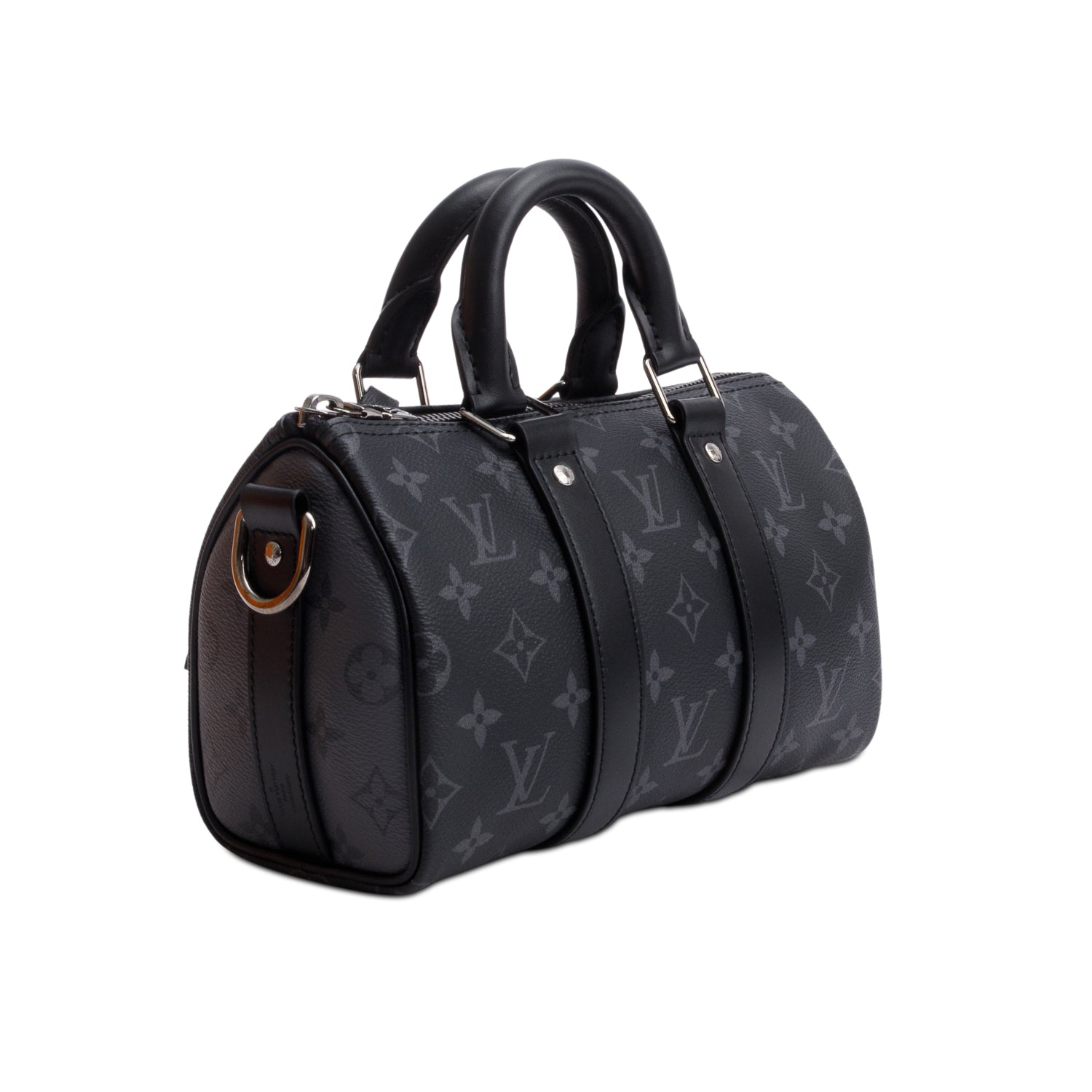 Louis Vuitton Monogram Eclipse Speedy Bandouliere 25 w/ Box & Receipt, Strap