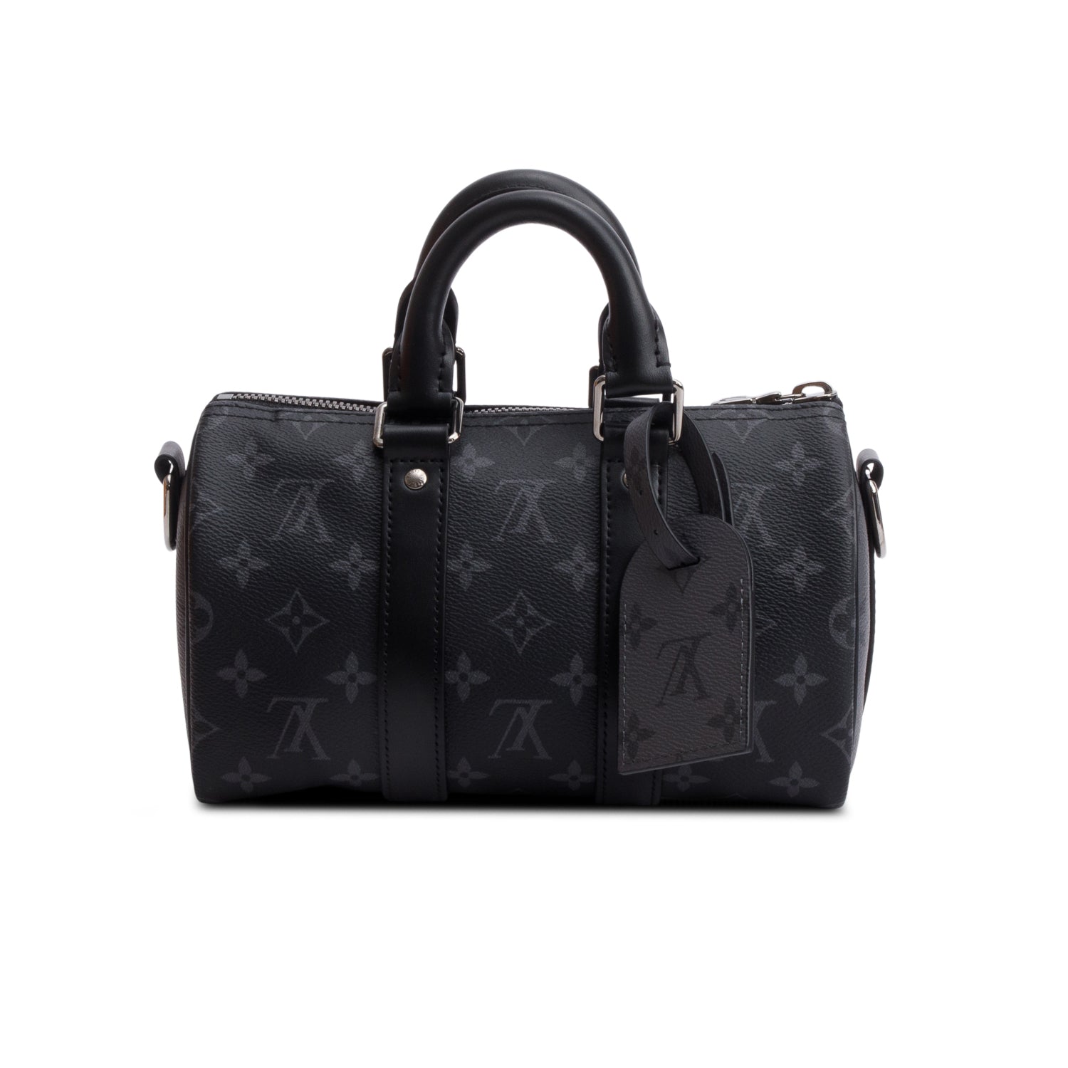 Louis Vuitton Monogram Eclipse Speedy Bandouliere 25 w/ Box & Receipt, Strap