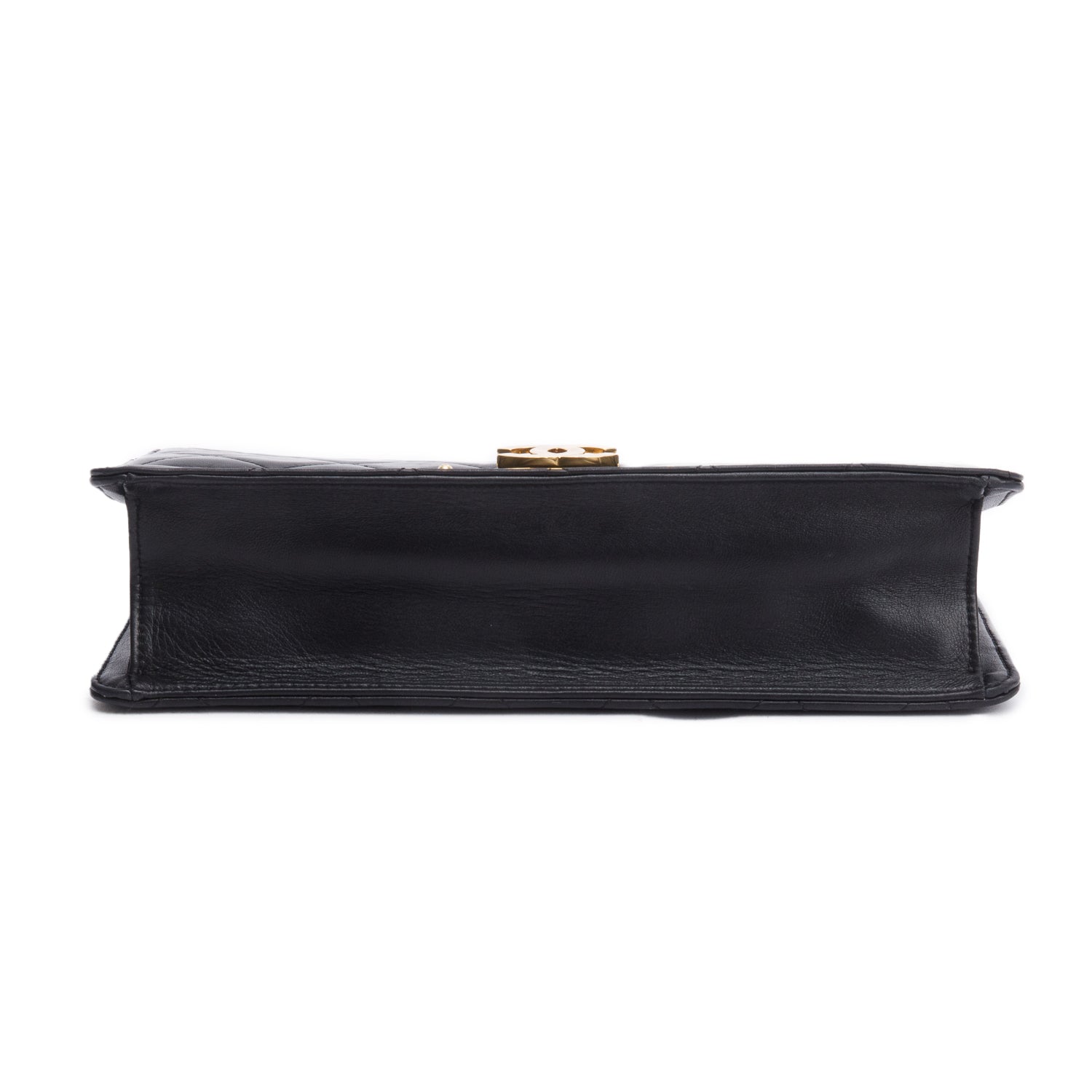 Chanel Beige Lambskin Leather Large Golden Class Flap Bag w/ Box, Receipt & Authenticity Card
