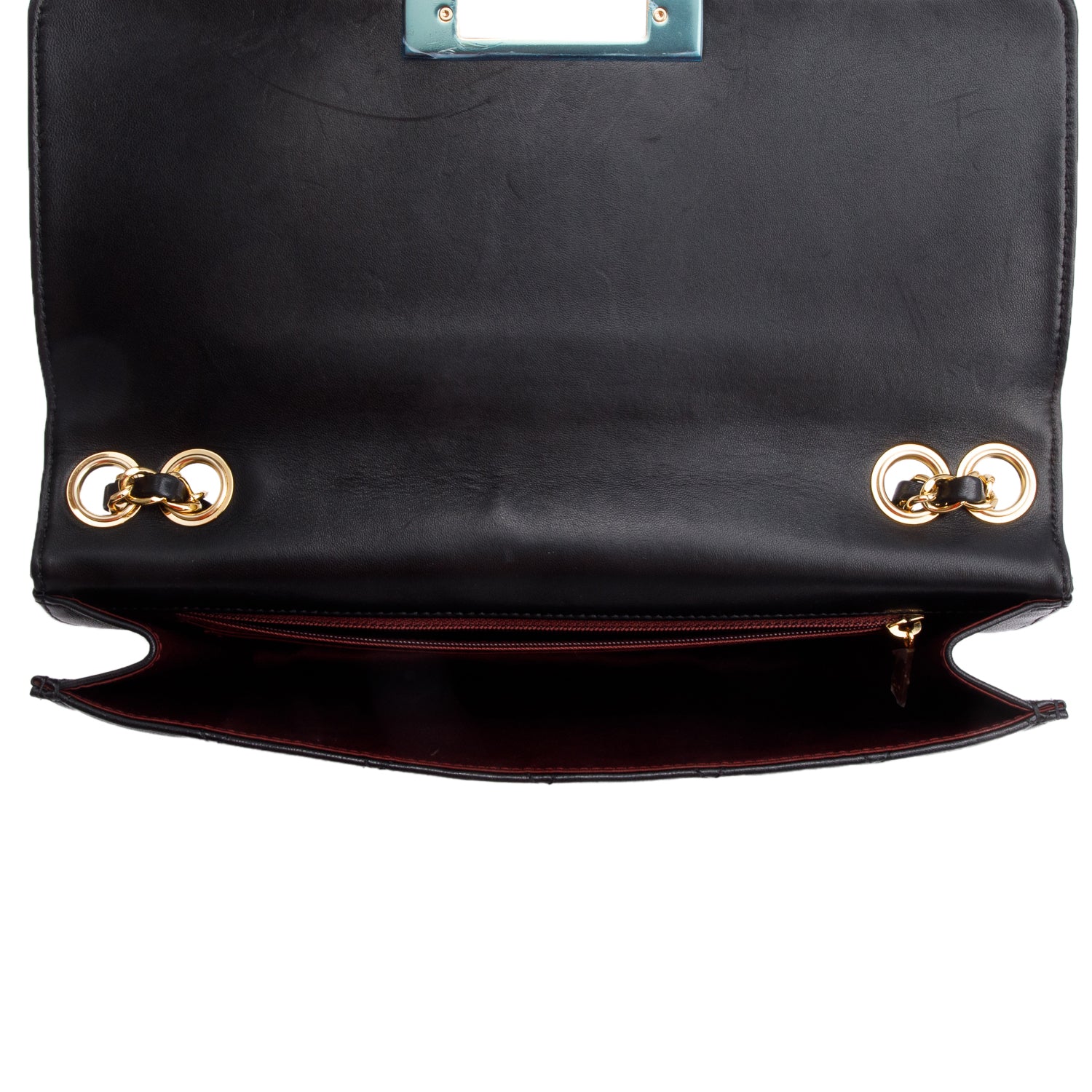 Chanel Beige Lambskin Leather Large Golden Class Flap Bag w/ Box, Receipt & Authenticity Card