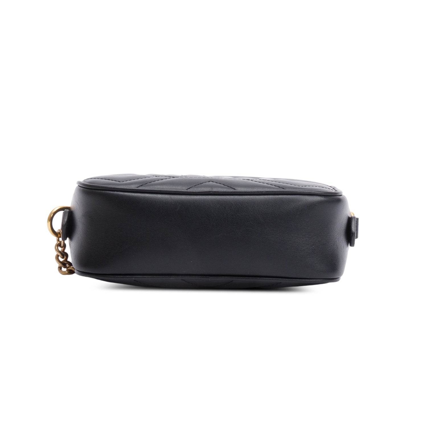 Gucci Black GG Marmont Matelasse Mini Camera Bag w/ Box