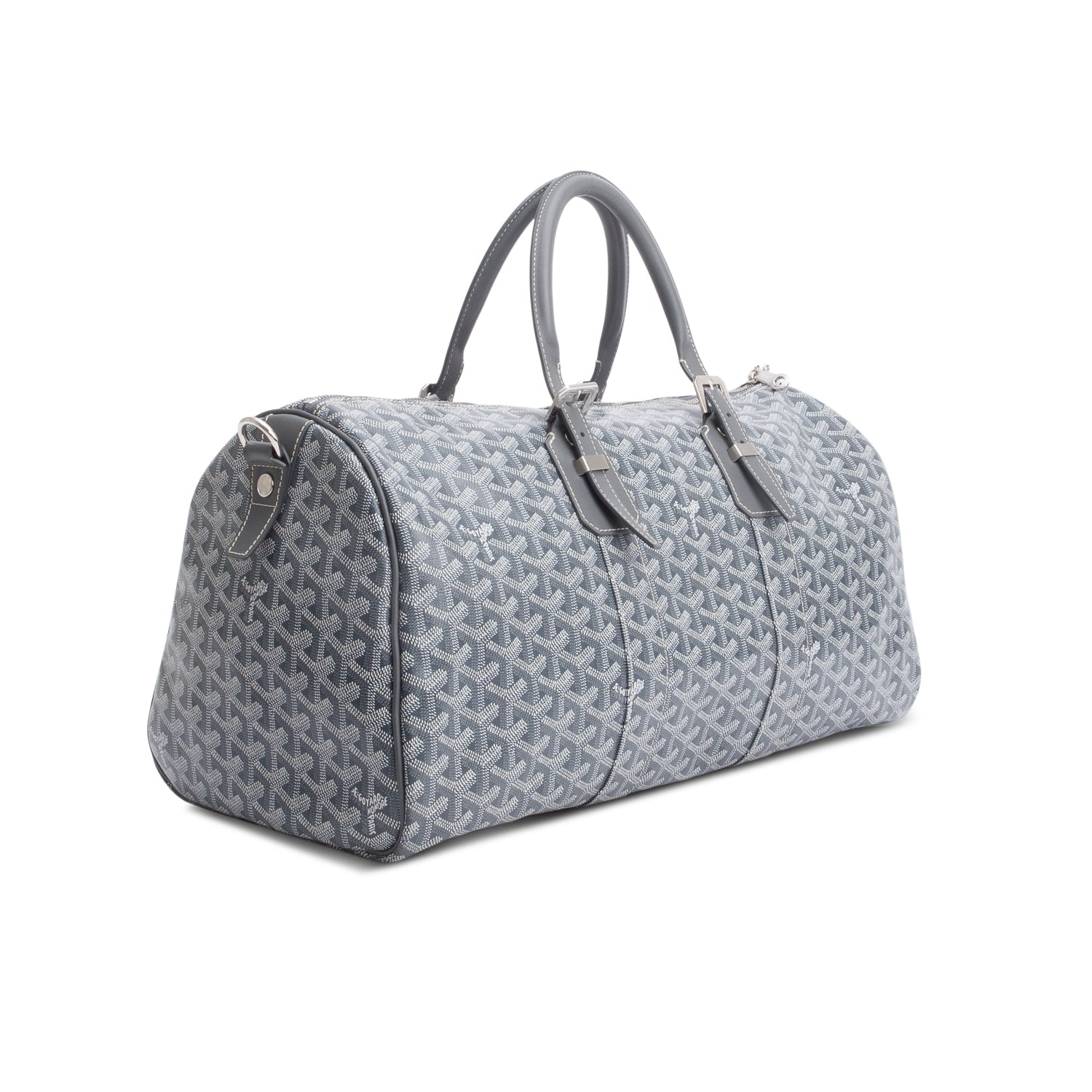 Goyard 2024 Grey Monogram Canvas Croisiere 50 w/ Strap