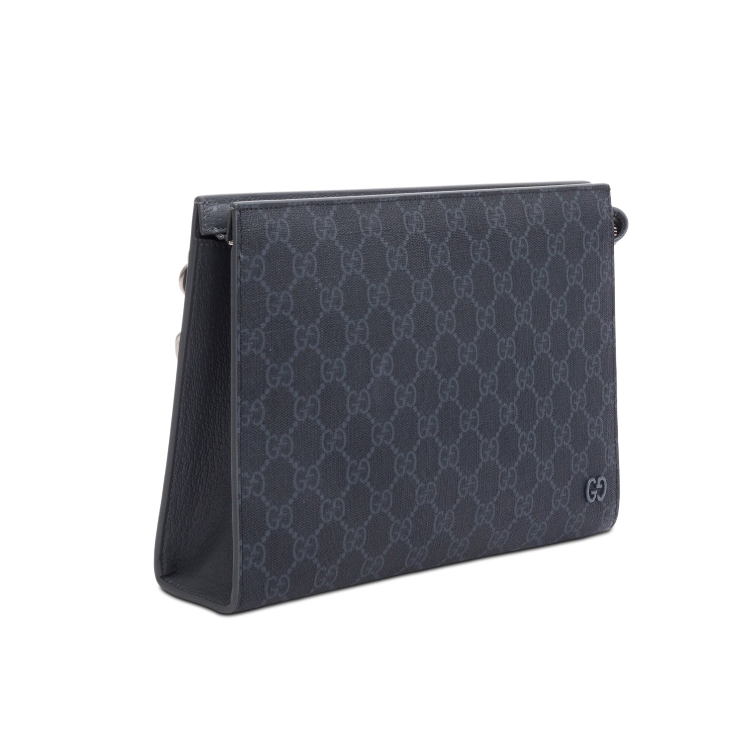 Gucci GG Supreme Bi-Color Small Wristlet Pouch