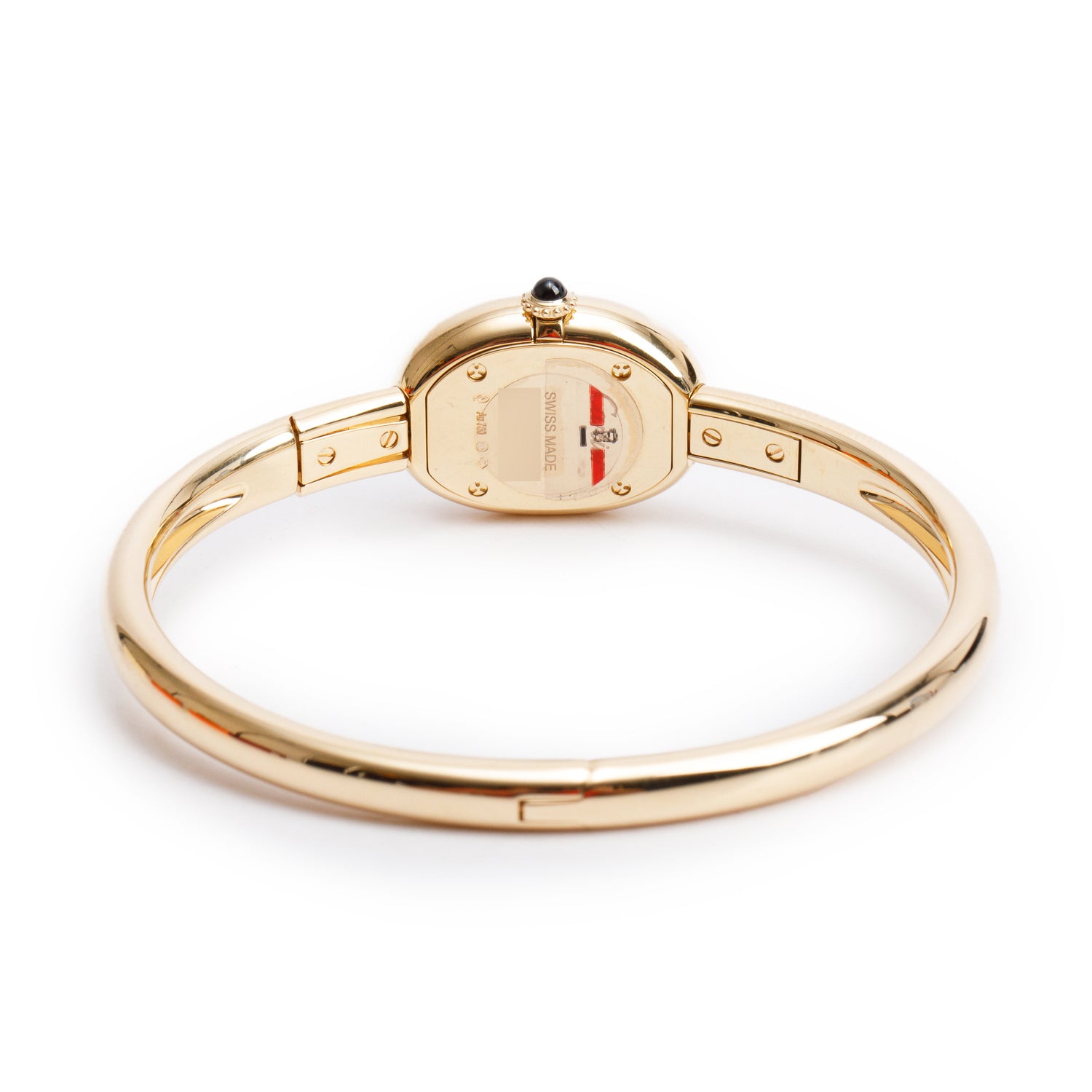 Cartier 2025 18k Yellow Gold Baignoire Quartz Watch, Mini Model 4596 w/ Box, Receipt & Papers