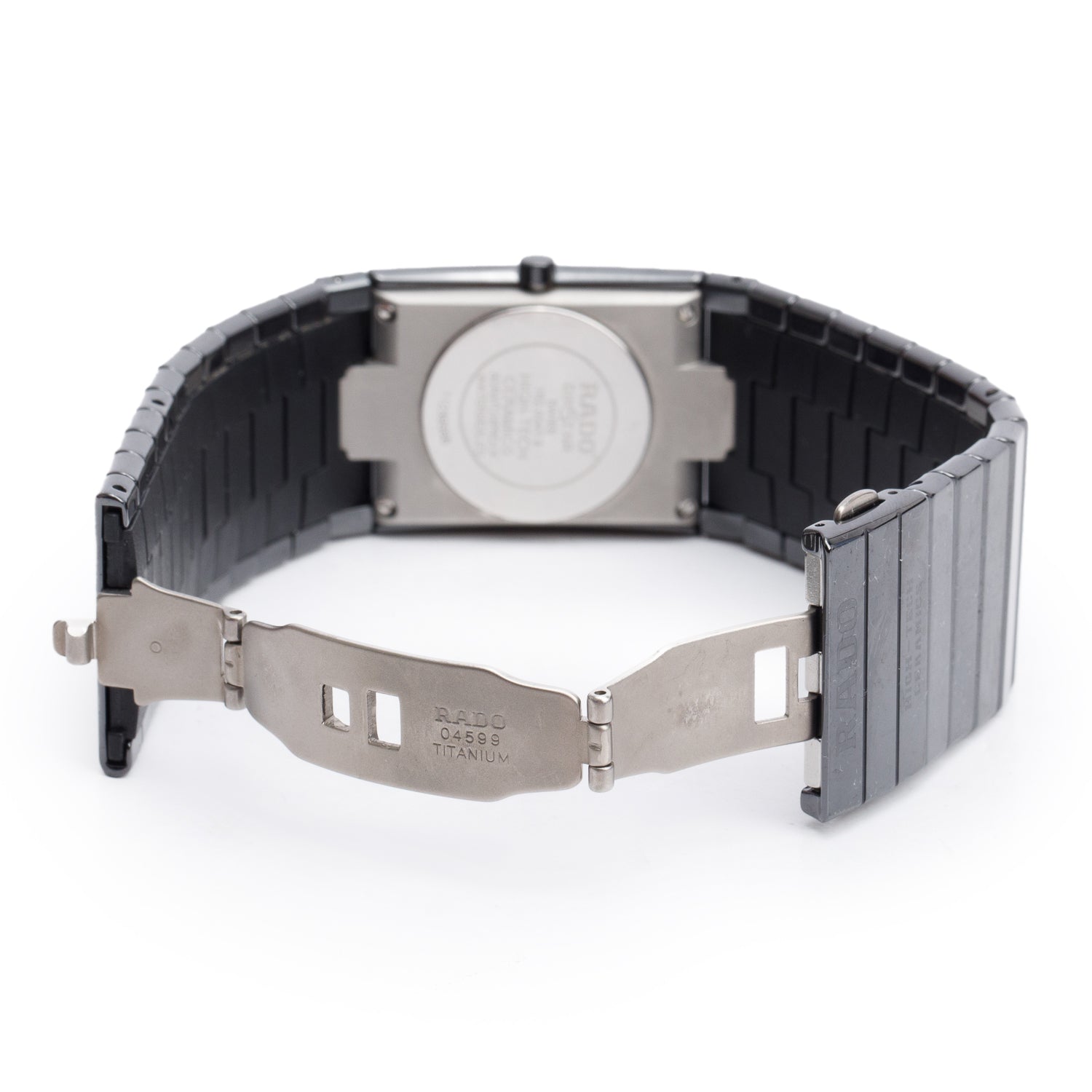 Rado Titanium & Black Ceramic DiaStar 27 MM Quartz Watch