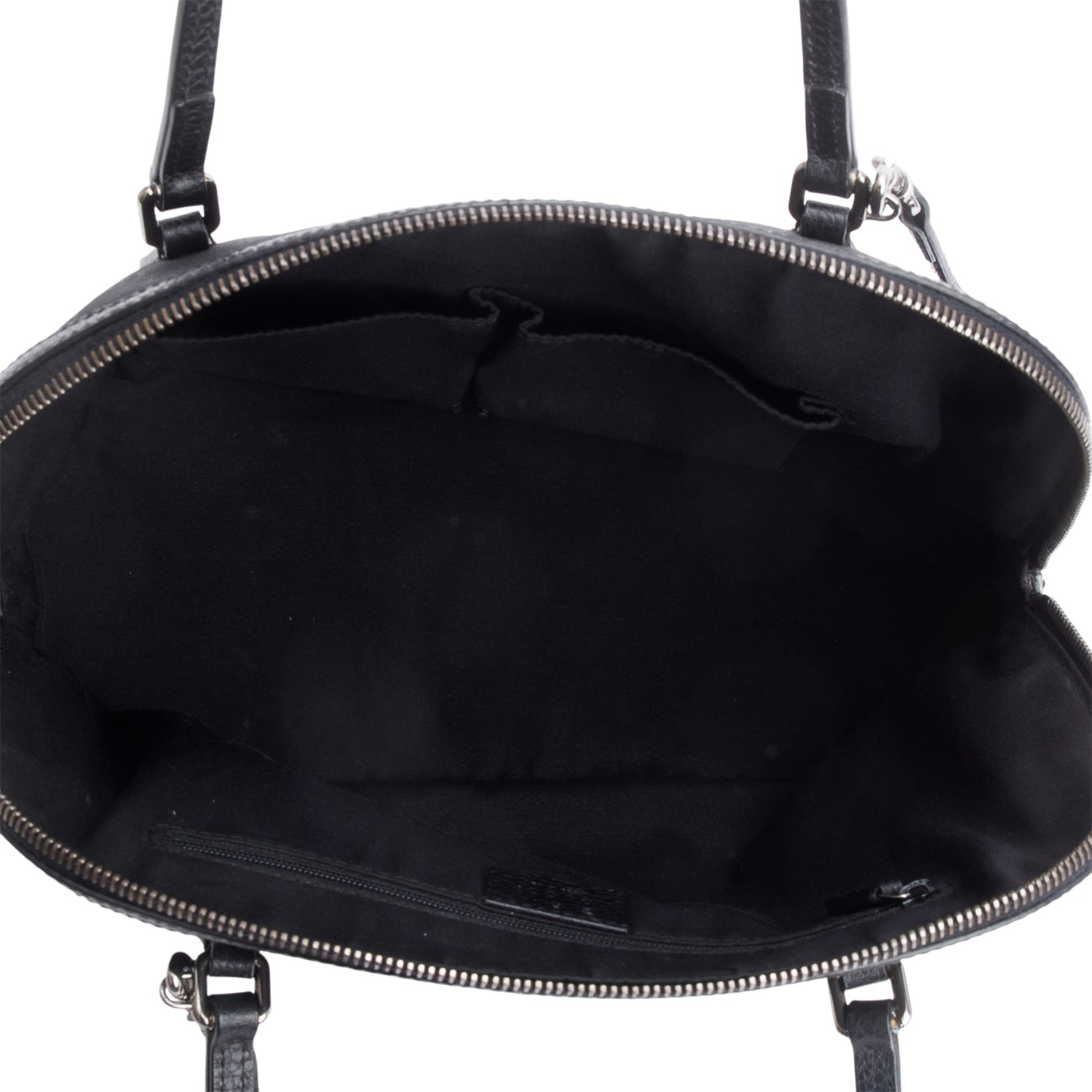 Gucci Black GG Canvas Dome Bag w/ Strap