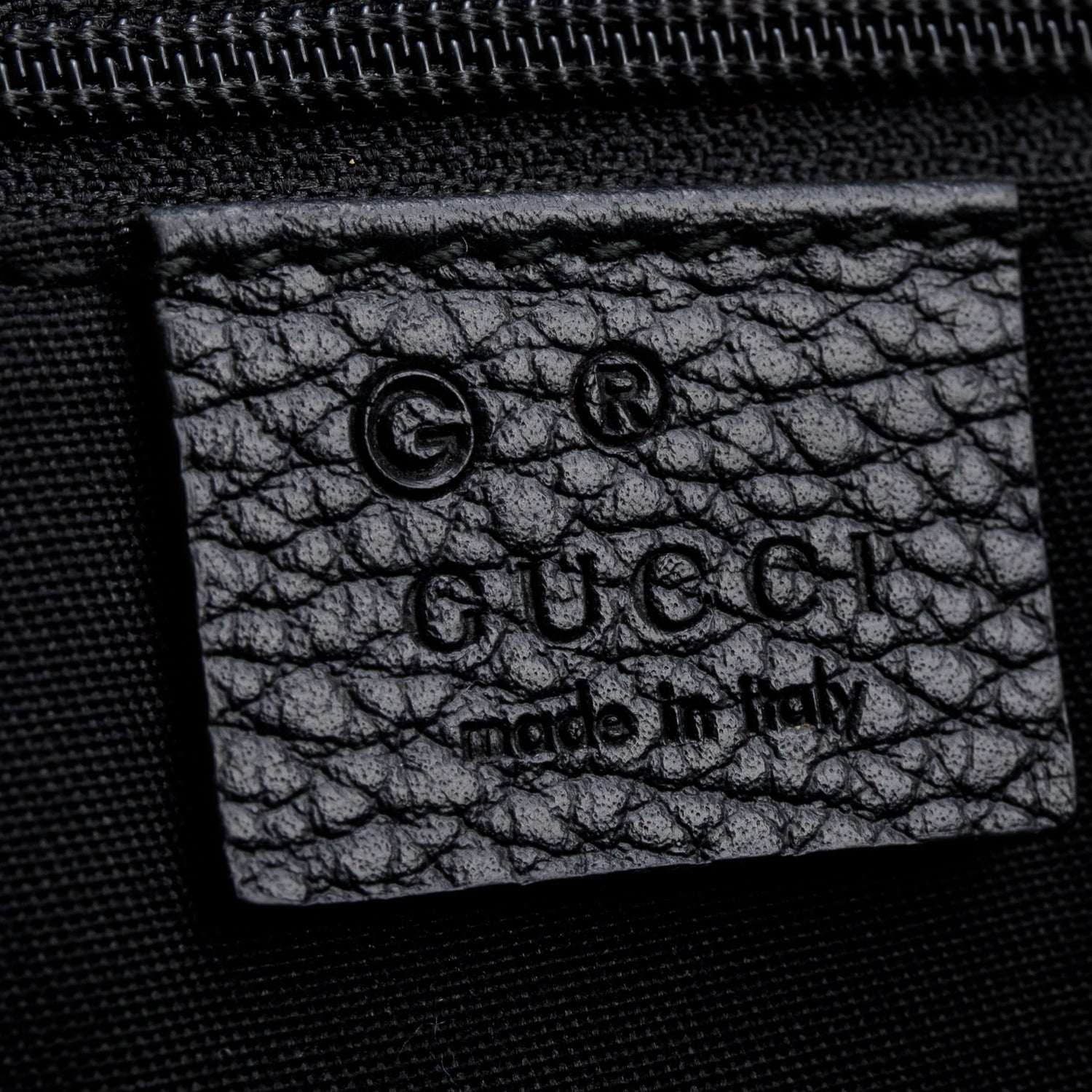 Gucci Black GG Canvas Dome Bag w/ Strap