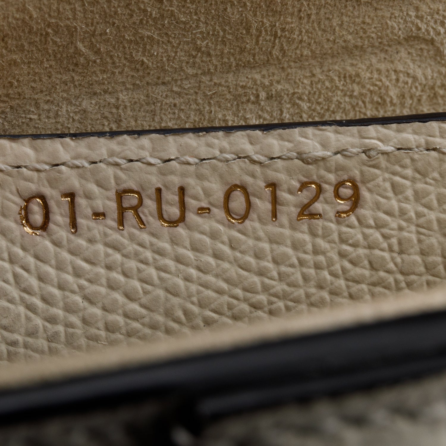 Christian Dior White Grained Calfskin Leather Medium Saddle Bag