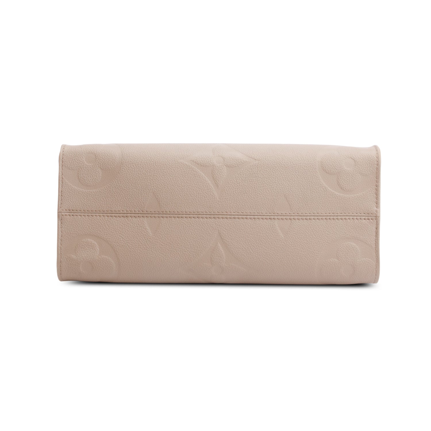 Louis Vuitton Turtledove Monogram Empreinte Giant OnTheGo MM w/ Box & Receipt