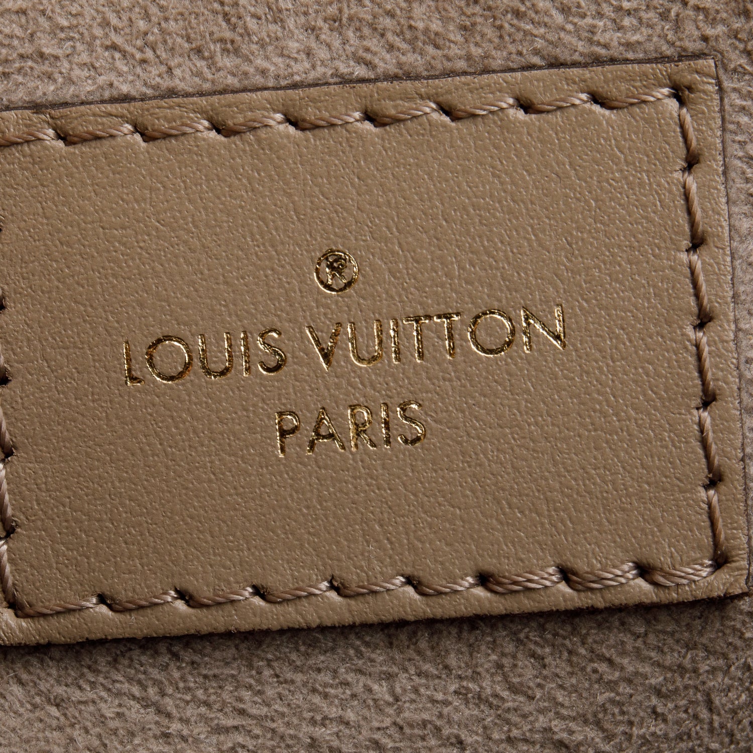 Louis Vuitton Turtledove Monogram Empreinte Giant OnTheGo MM w/ Box & Receipt