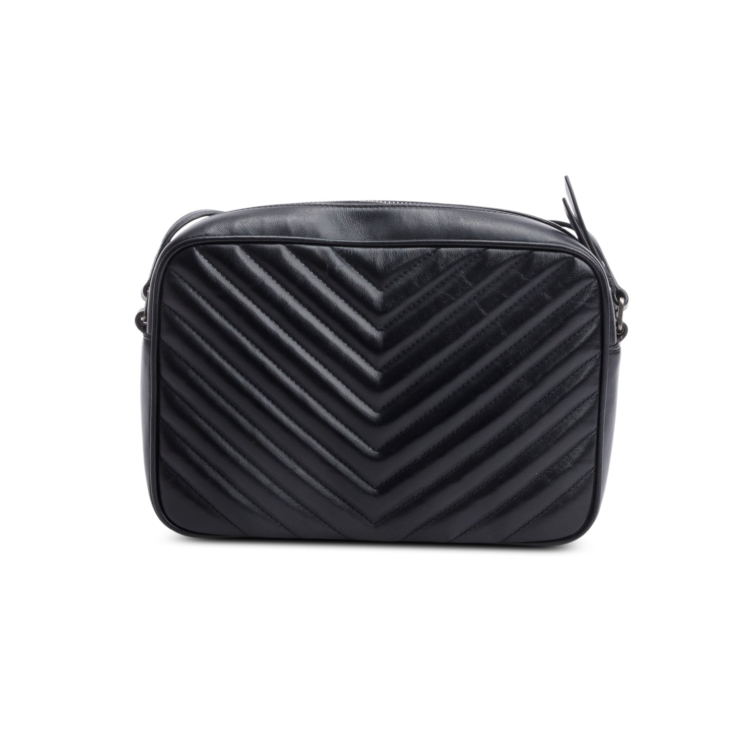 Saint Laurent Black Quilted Leather Lou Camera Bag