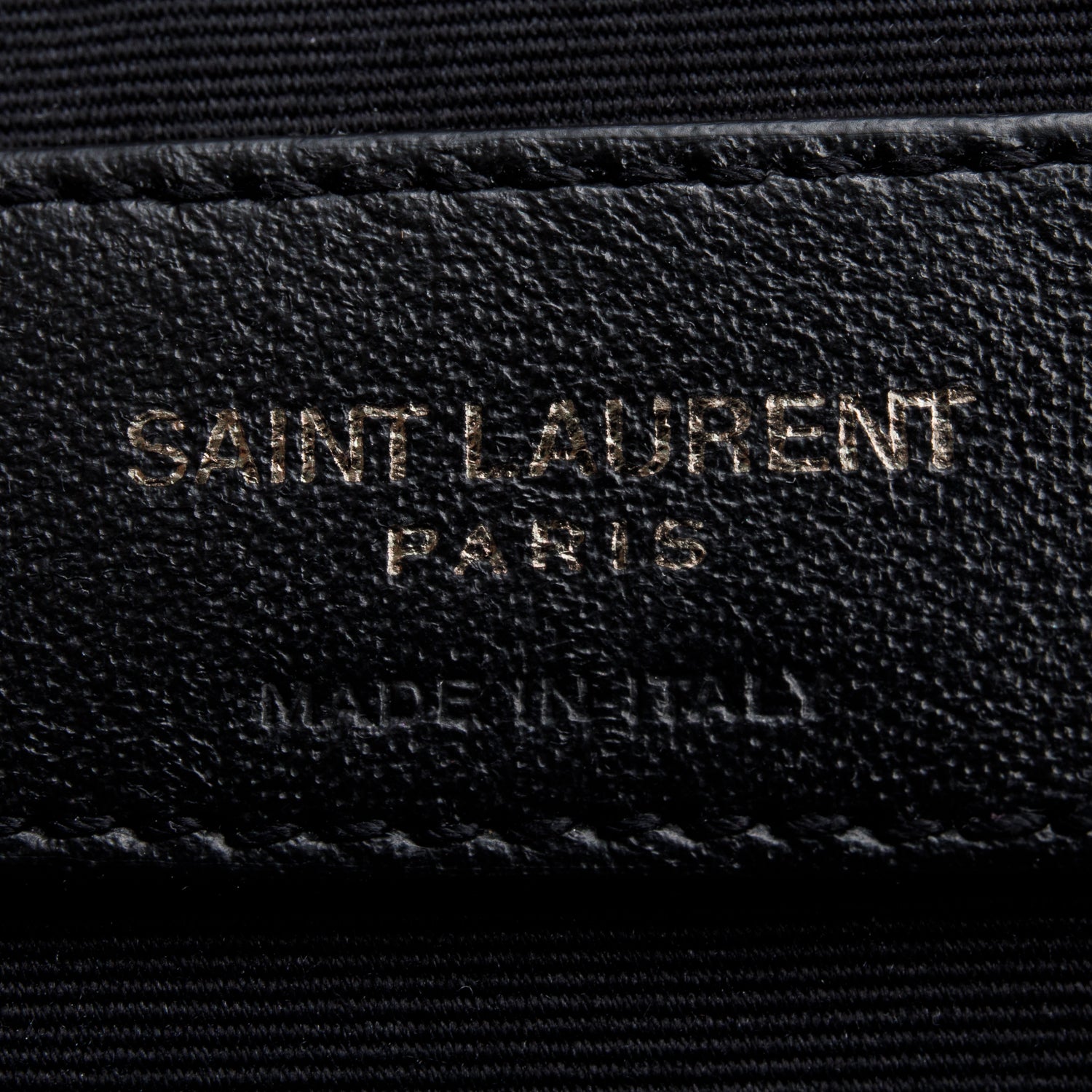 Saint Laurent Black Quilted Leather Lou Camera Bag