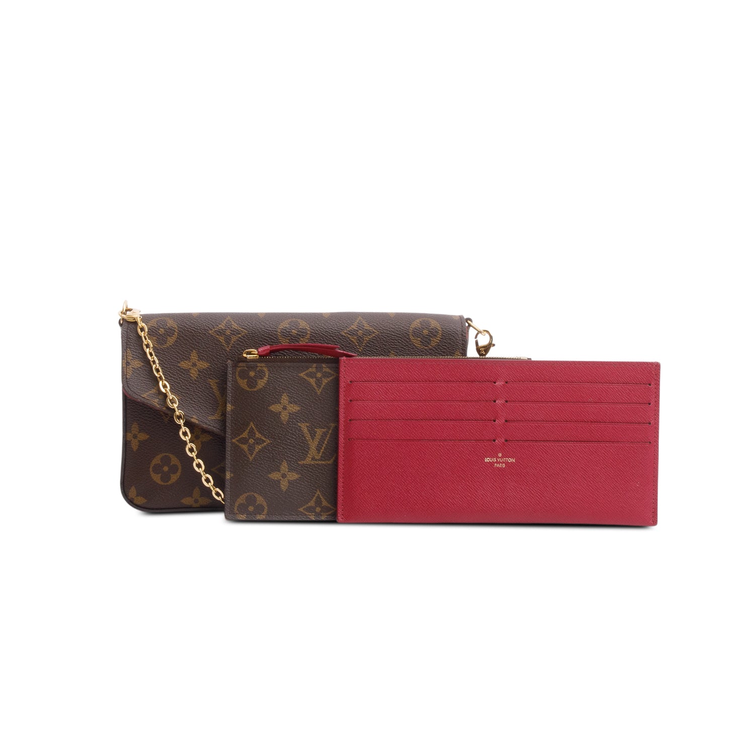 Louis Vuitton Monogram Felicie Pochette w/ Inserts