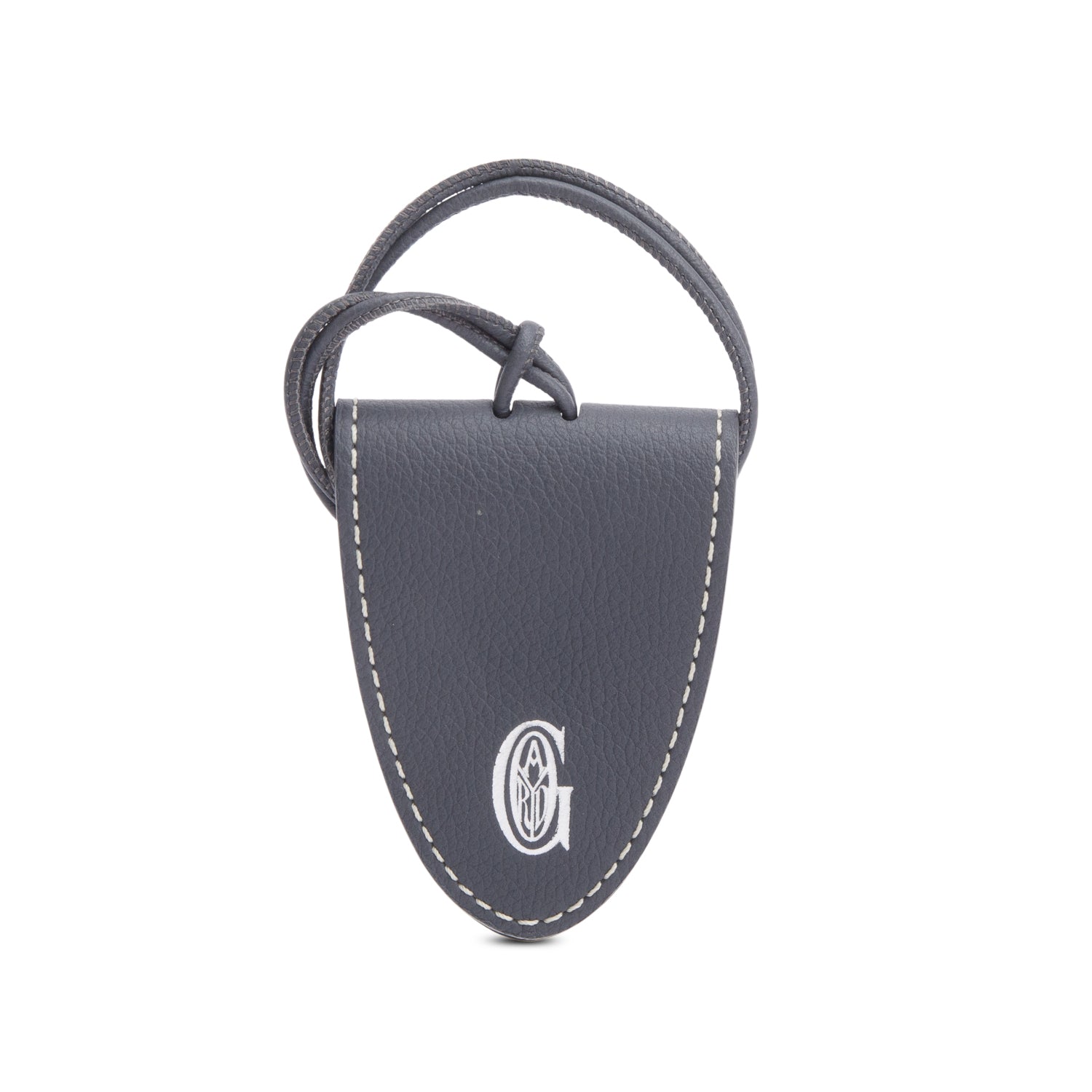 Goyard 2020 Grey Leather Croc Universal Bag Clip w/ Box