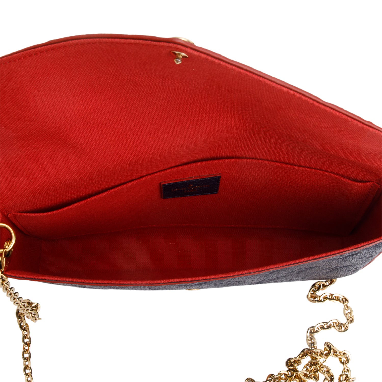 Louis Vuitton 2020 Navy Monogram Empreinte Pochette Felicie w/ Inserts & Box