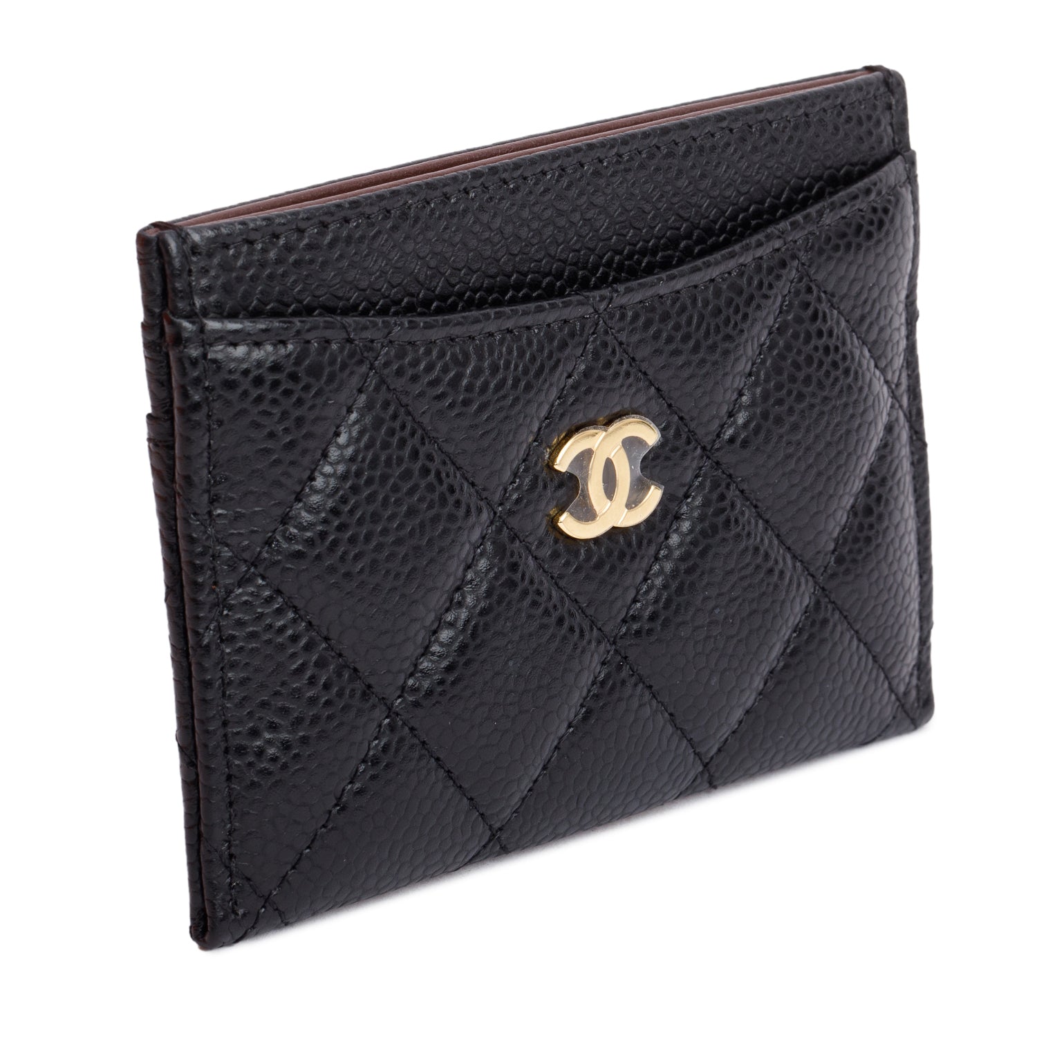 Chanel 2024 Black Caviar Leather Classic Card Holder w/ Box