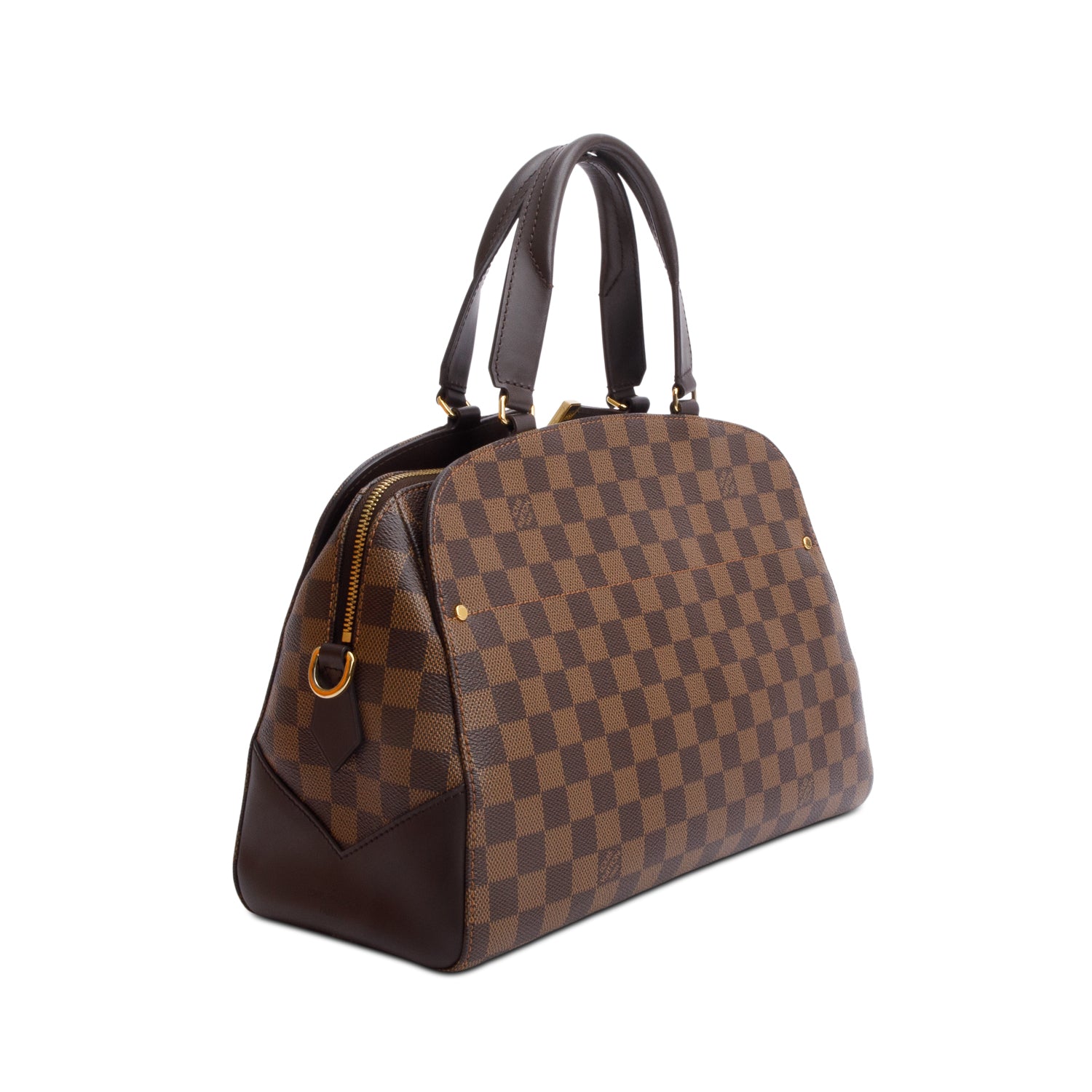 Louis Vuitton Damier Ebene Kensington Bowling Bag w/ Strap, Box & Receipt