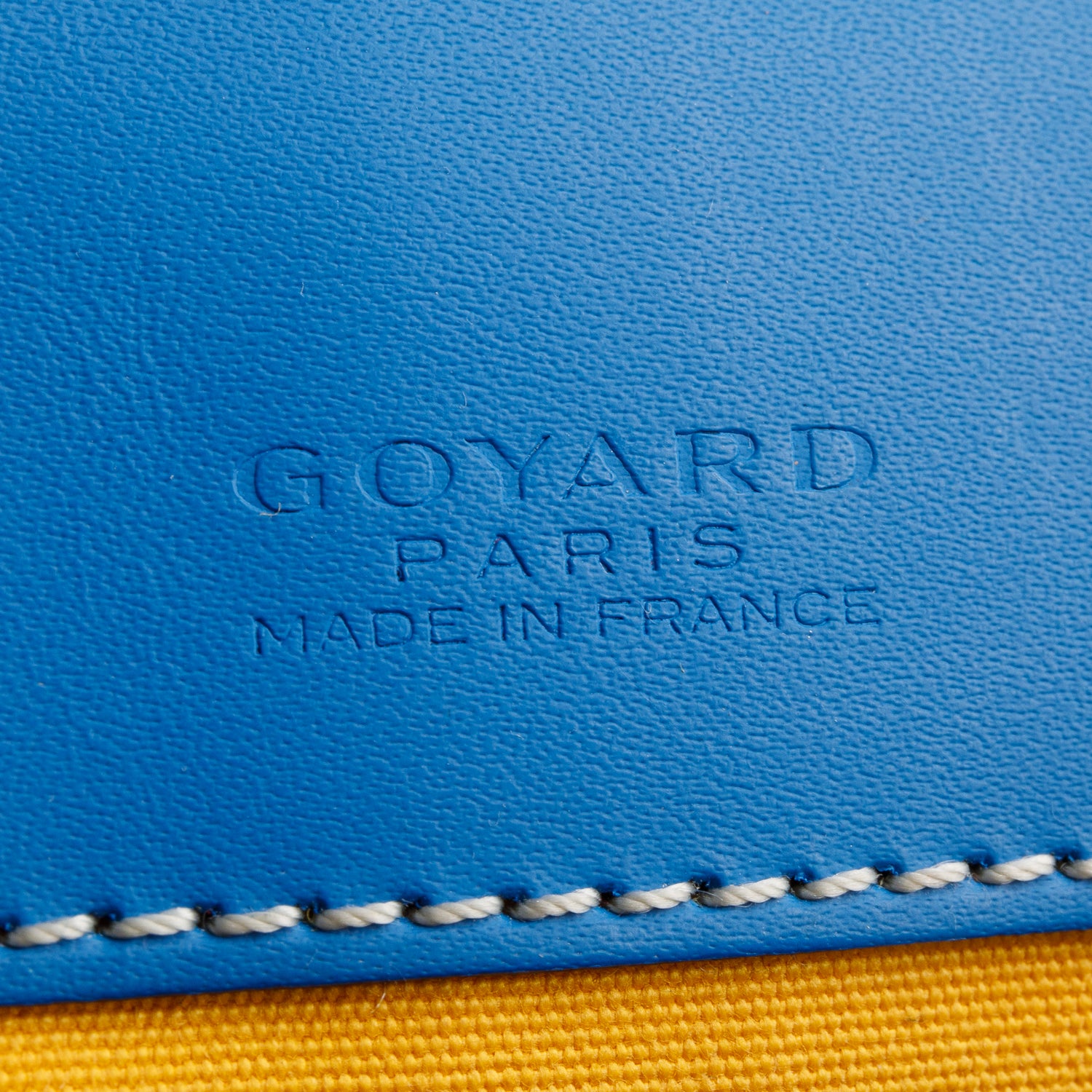 Goyard 2020 Blue Leather & Monogram Canvas Belvedere II PM Crossbody Bag