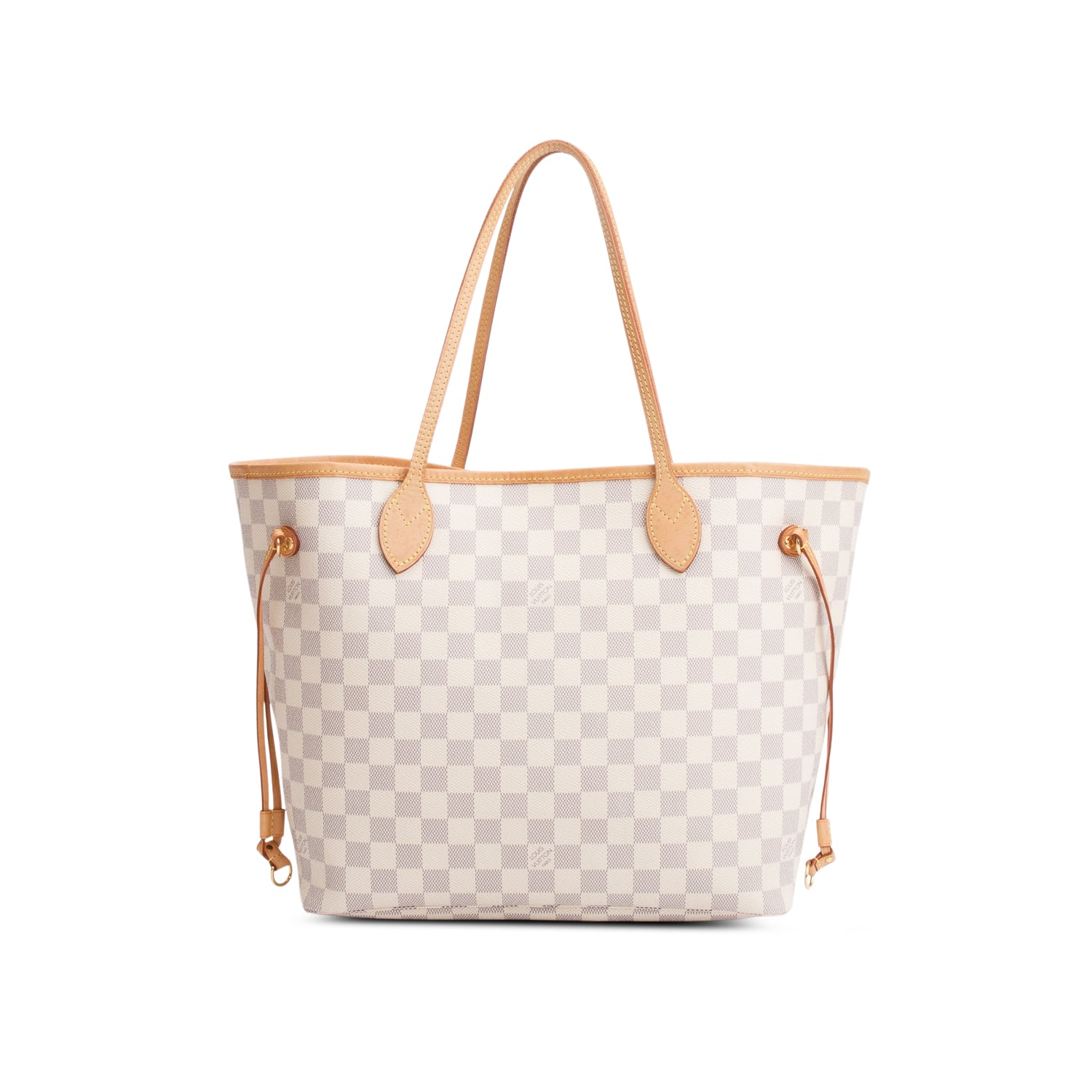 Louis Vuitton 2021 Damier Azur Neverfull MM w/ Pouch, Box & Receipt