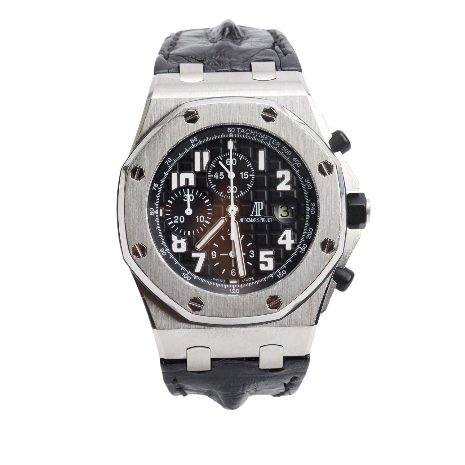 Audemars Piguet Stainless Steel Royal Oak Offshore 42 MM Chronograph Watch w/ Box & Papers