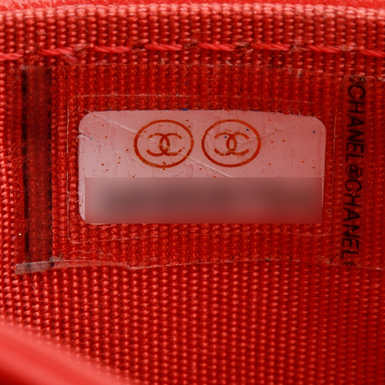 Chanel Coral Quilted Lambskin Leather 19 Card Holder w/ Box