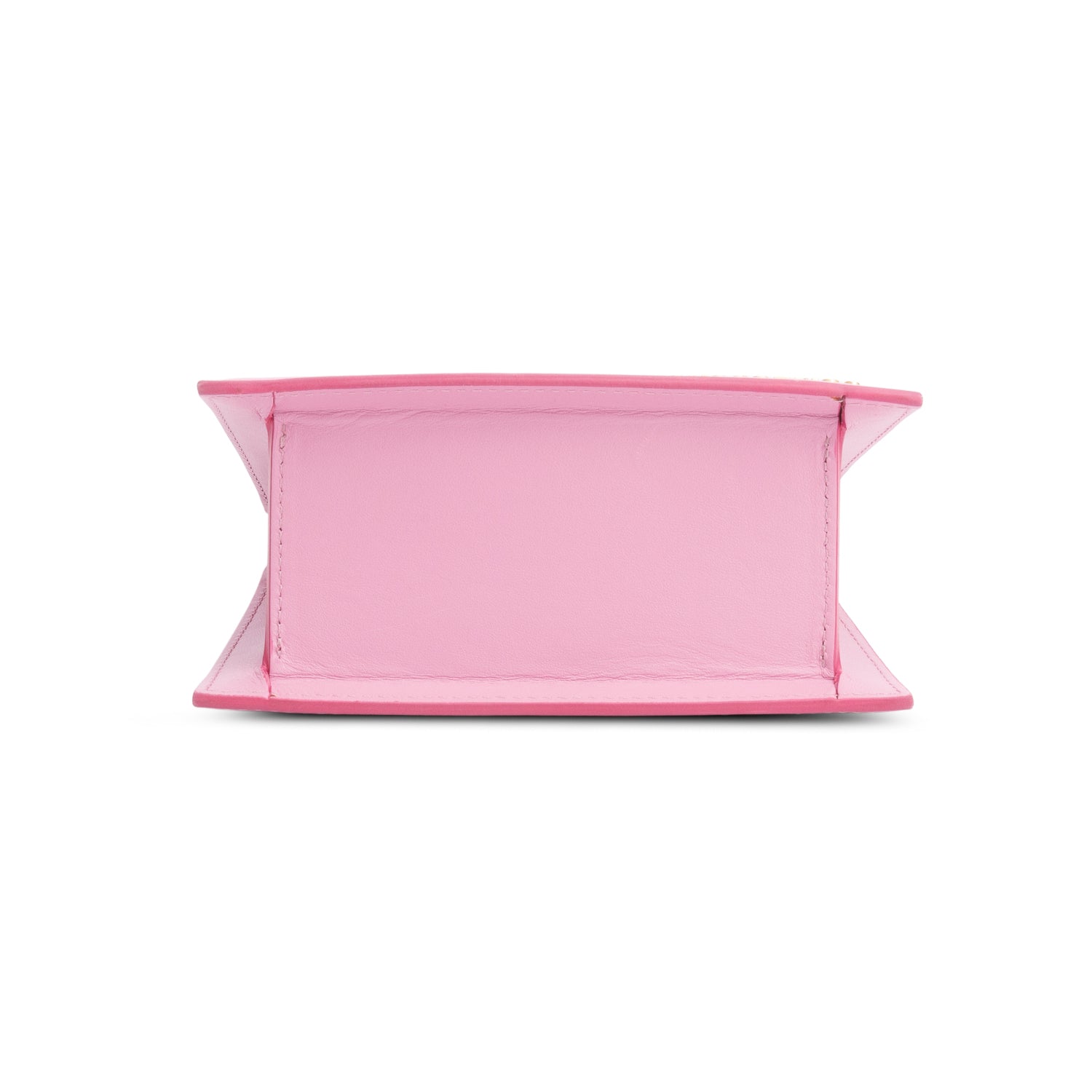 Jacquemus Pink Calfskin Leather Le Chiquito Moyen Bag w/ Strap