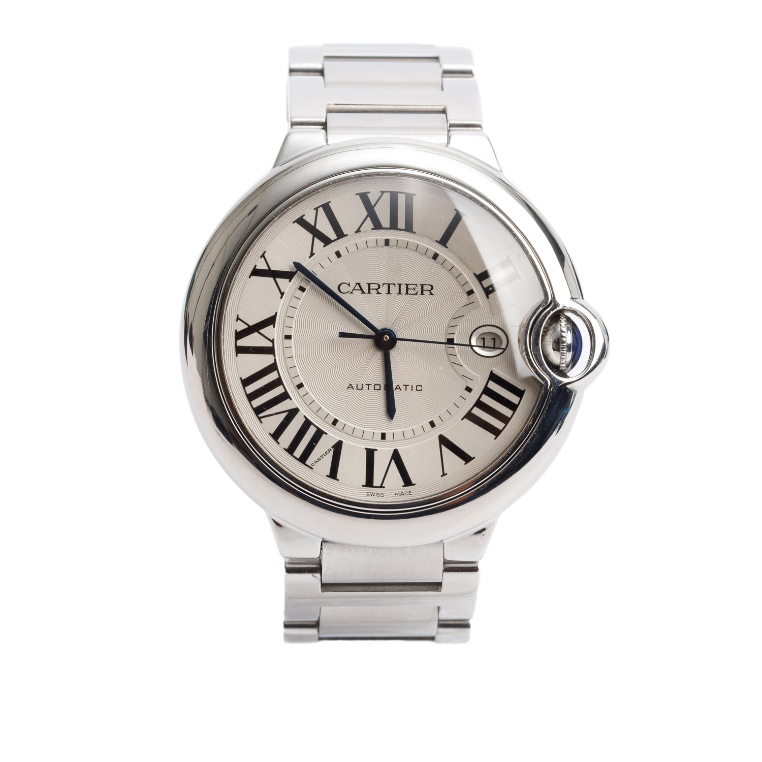 Cartier Stainless Steel Ballon Bleu de Cartier 42 MM Automatic Watch 3001 w/ Box