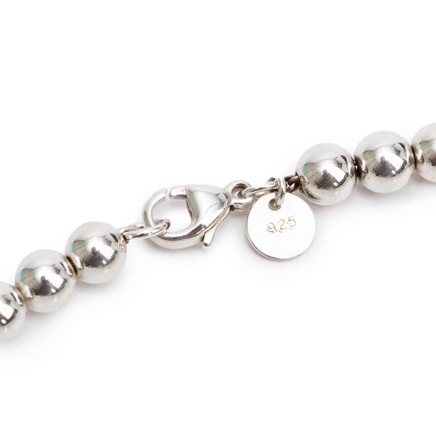 Tiffany & Co. Sterling Silver HardWear Graduated Ball Necklace