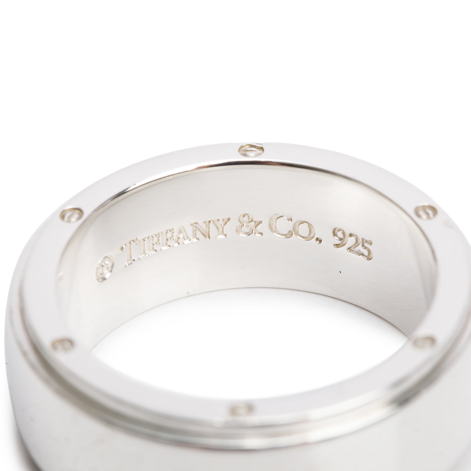 Tiffany & Co. Sterling Silver Metropolis Band Ring, Size 10.5