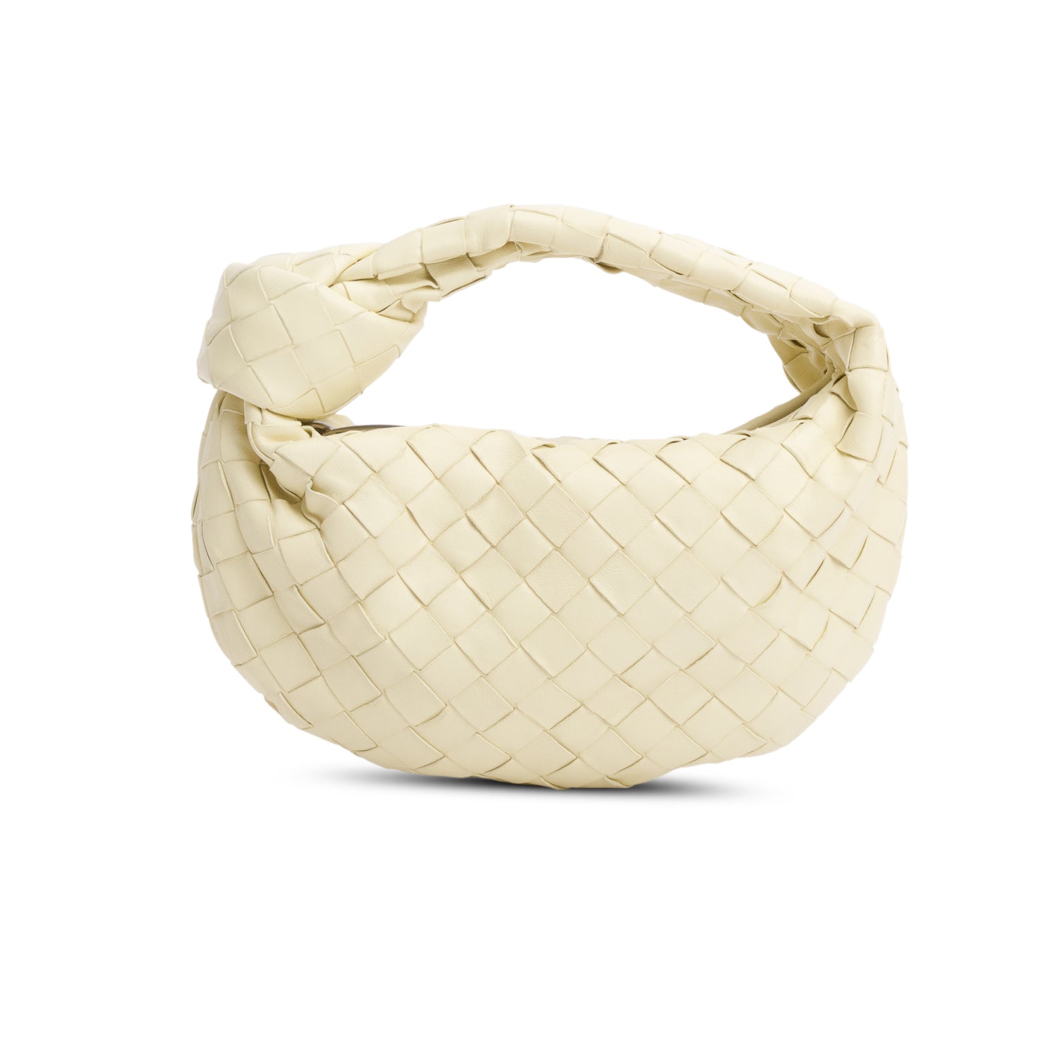 Bottega Veneta Yellow Intrecciato Leather Mini Jodie Bag