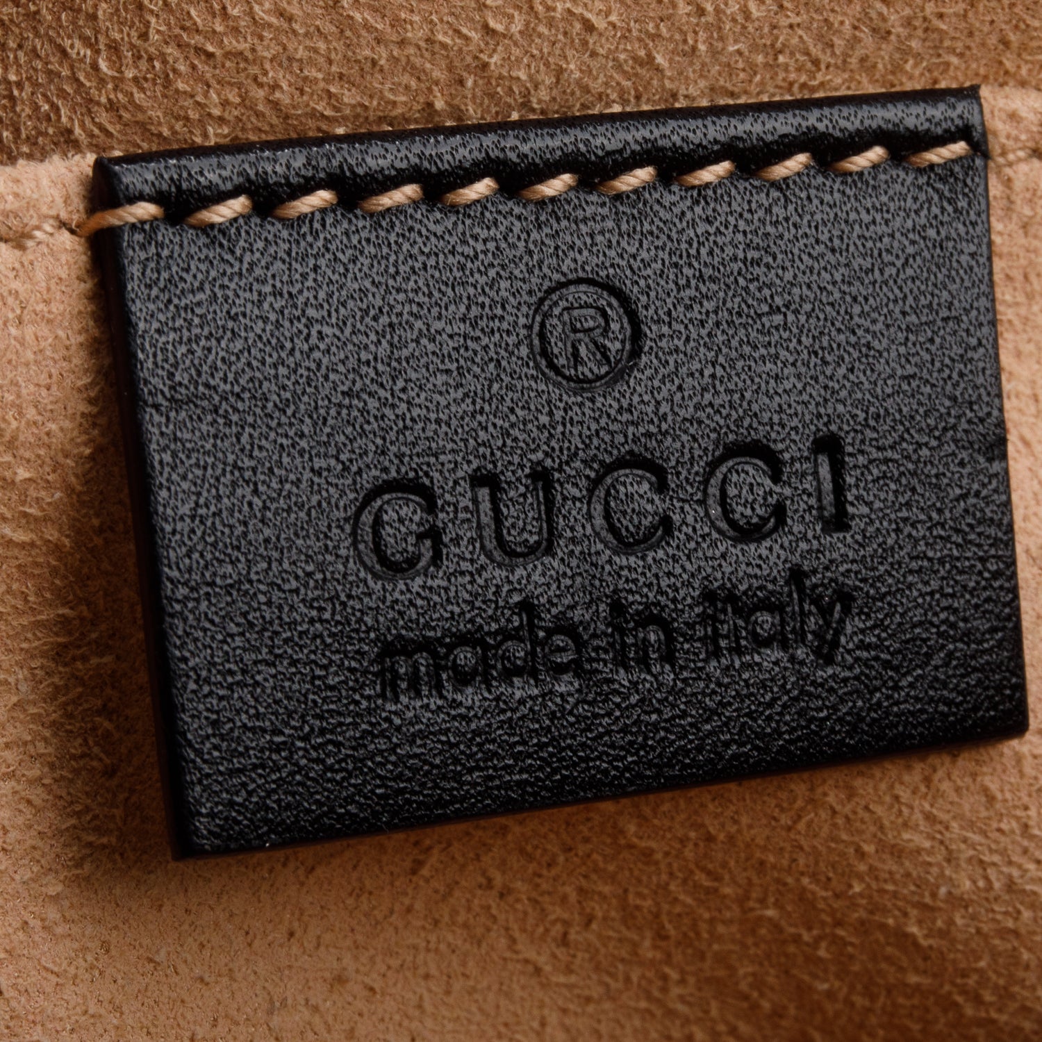 Gucci Black Large GG Marmont Matelasse Leather Belt Bag, Size 105 42