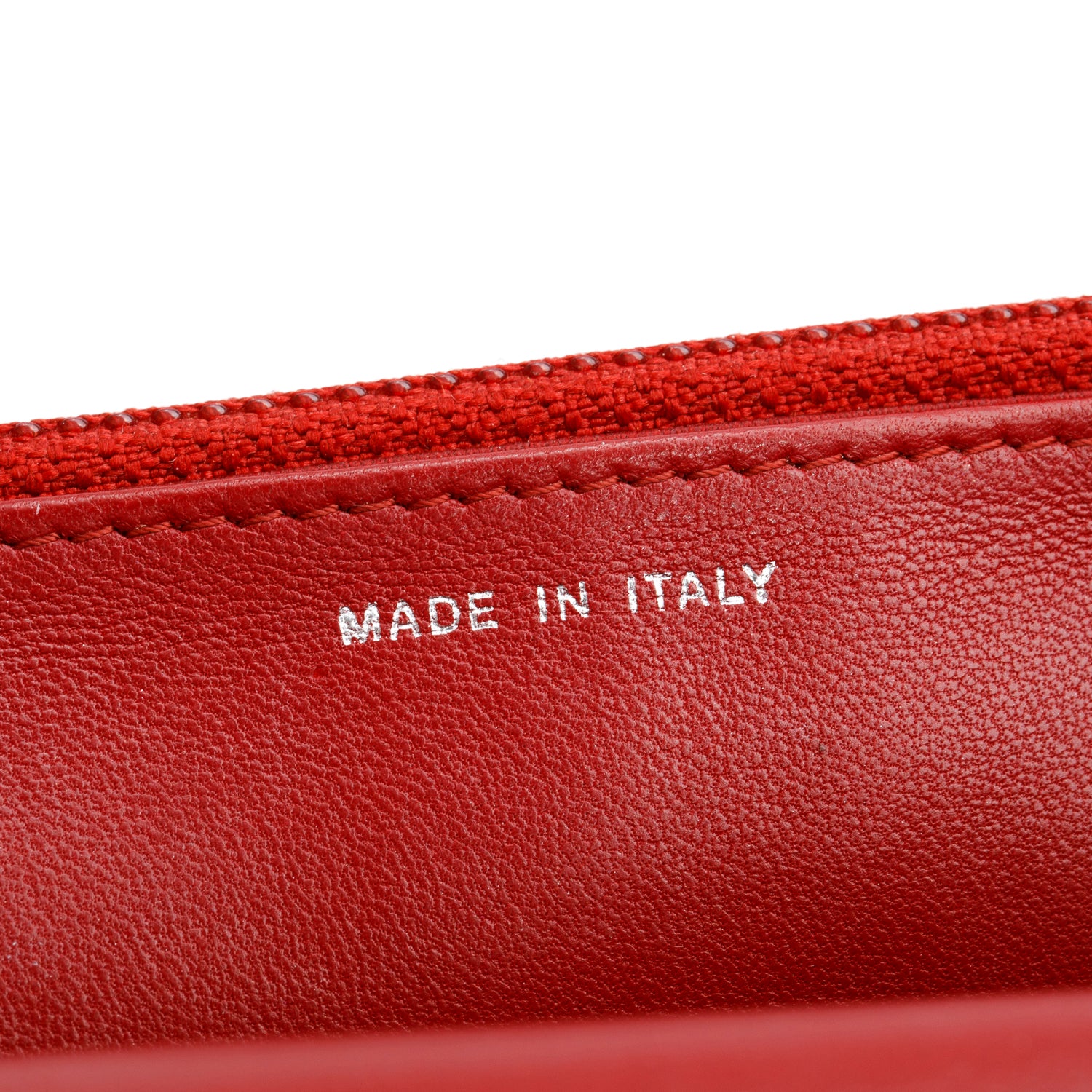 Chanel Red Quilted Lambskin Leather Camellia Classic Wallet on Chain