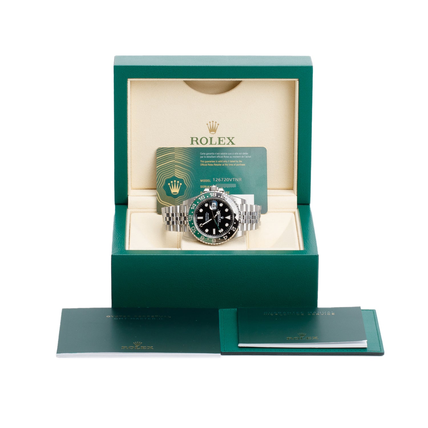Rolex 2023 Stainless Steel GMT-Master II "Sprite" 40 MM Watch 126720VTNR w/ Box & Papers