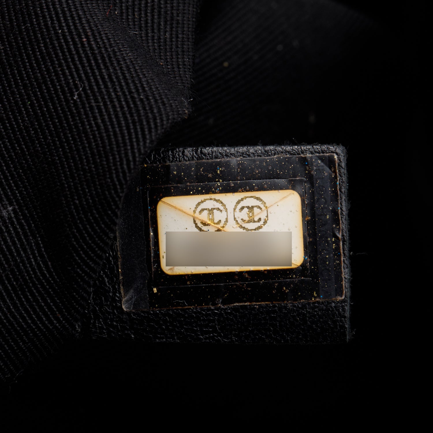 Chanel Vintage Black Caviar Leather Medallion Tote