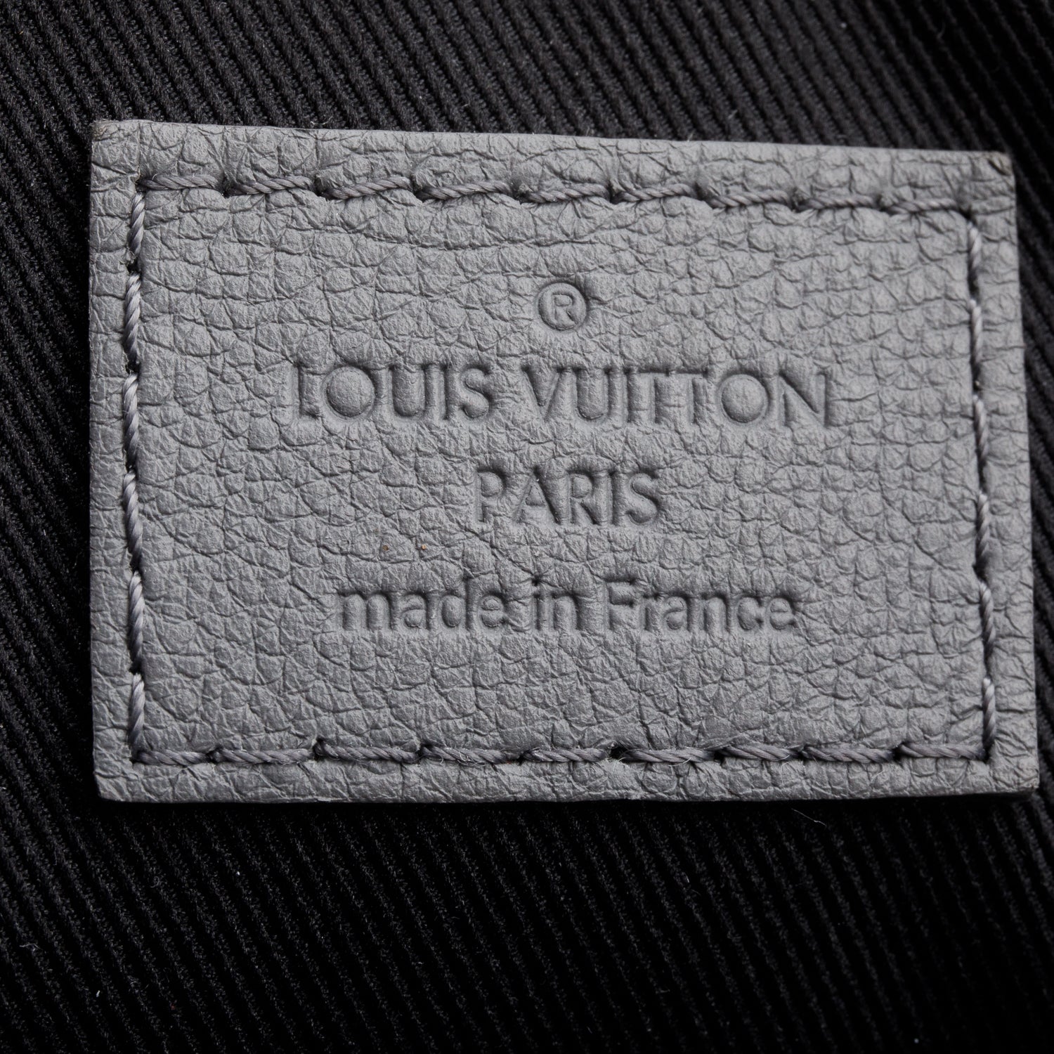 Louis Vuitton Grey Monogram Shadow Embossed Calfskin Leather Trio Messenger Bag