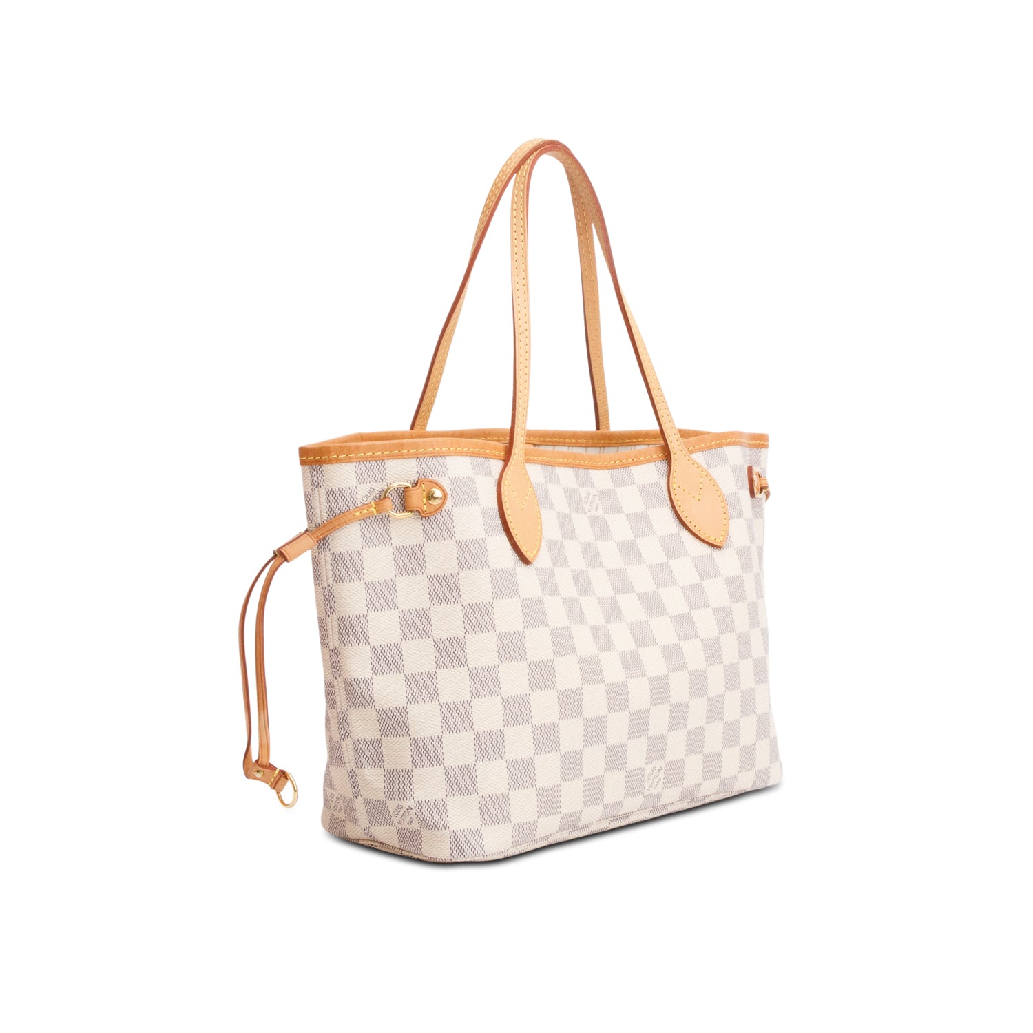 Louis Vuitton Damier Azur Neverfull PM w/ Box & Pouch