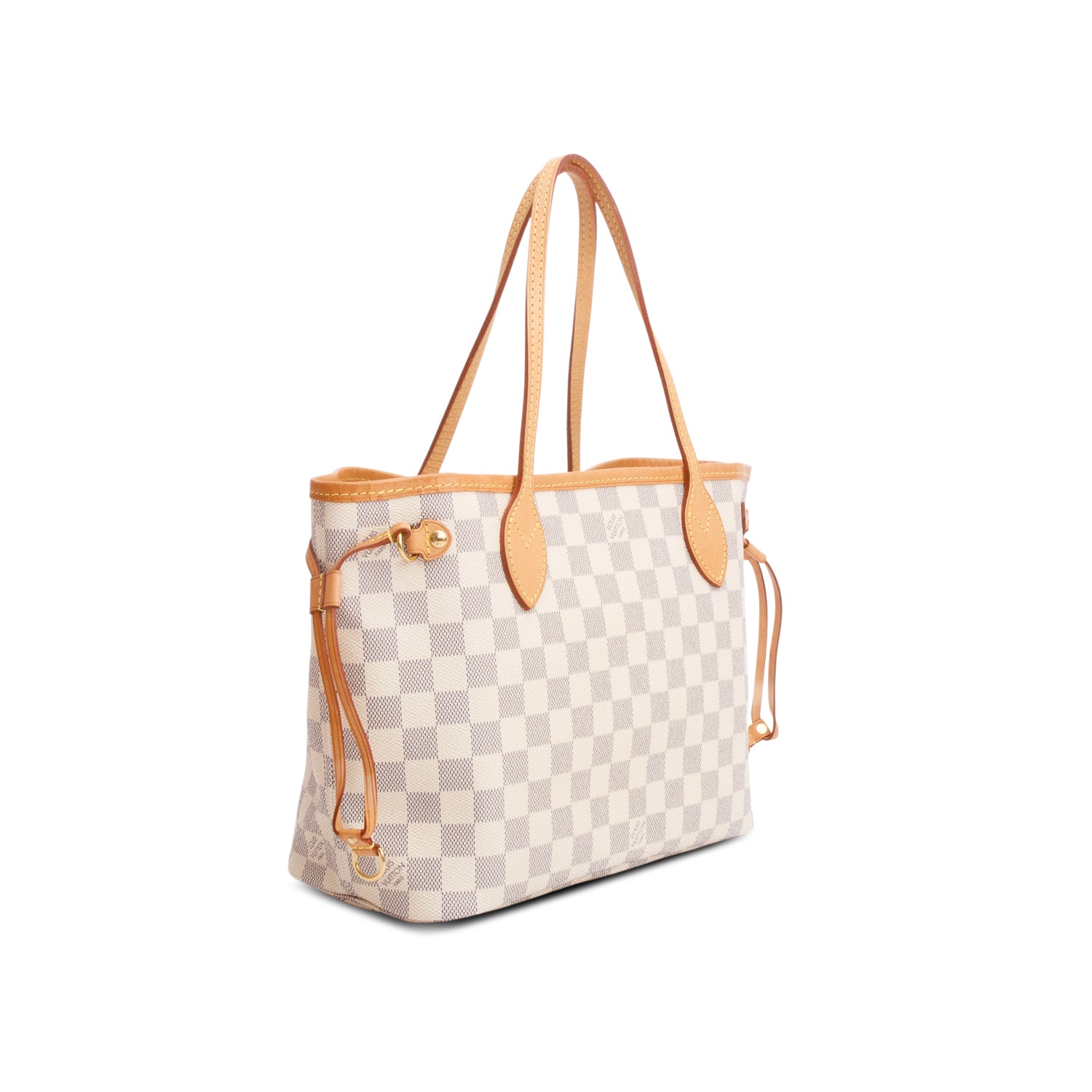 Louis Vuitton Damier Azur Neverfull PM w/ Box & Pouch