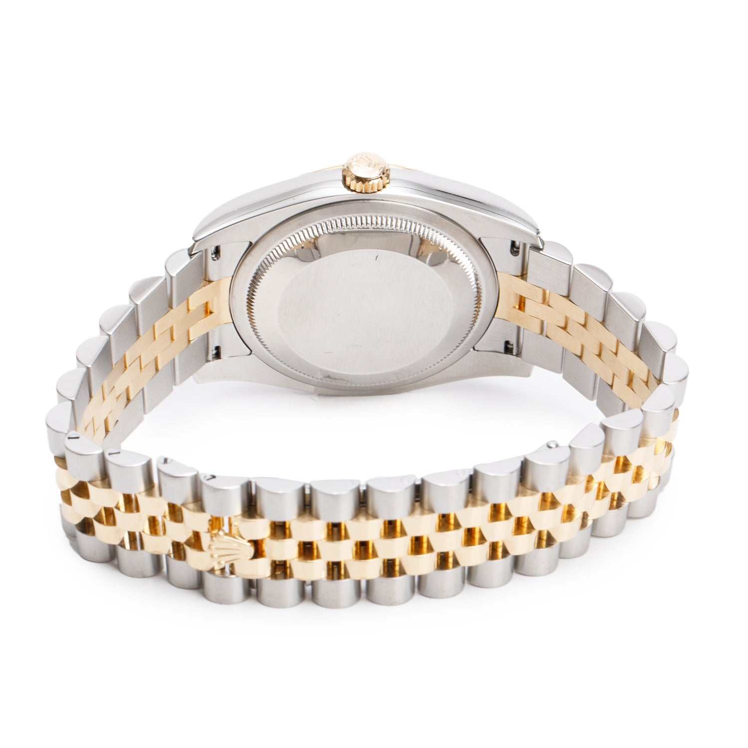 Rolex Stainless Steel & 18k Yellow Gold Blue Roulette Dial Datejust 36 MM Watch 116233 w/ Box