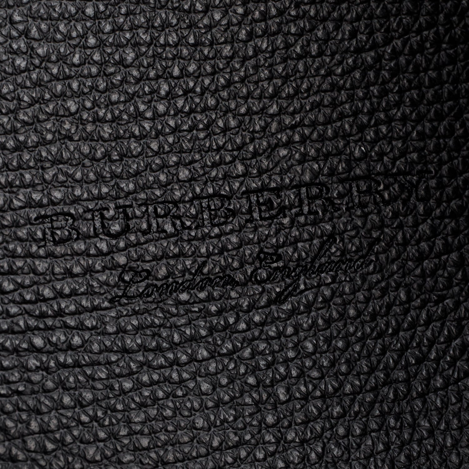 Burberry Black Calfskin Leather House Check Small Reversible Tote w/ Box