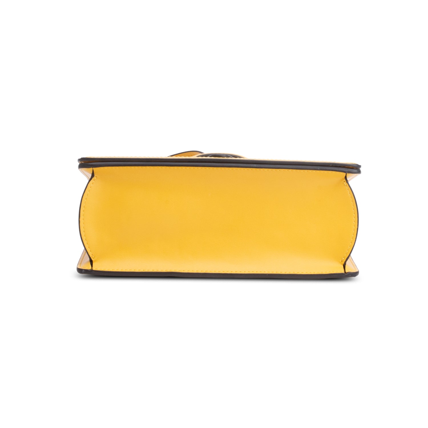 Loewe Yellow Calfskin Leather Medium Barcelona Bag
