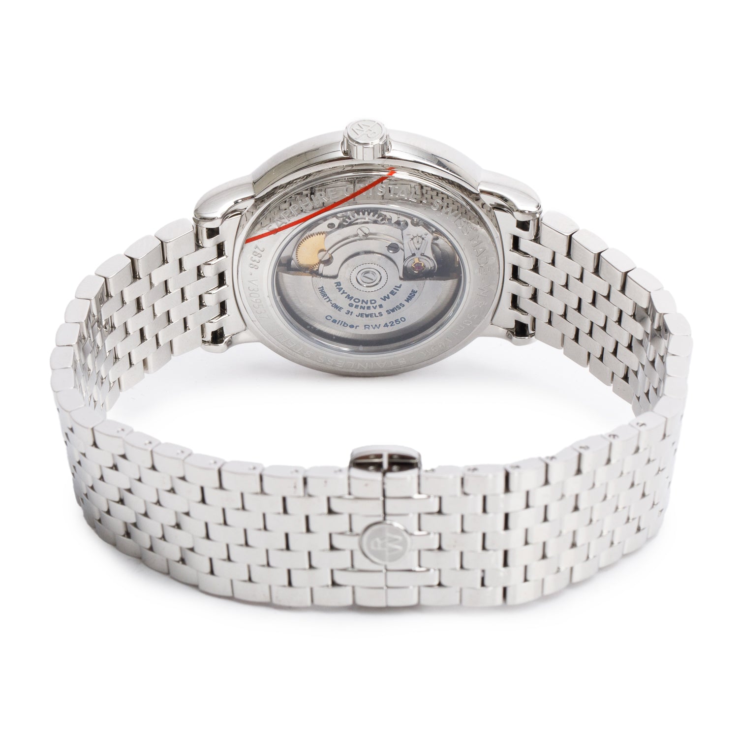 Raymond Weil Stainless Steel Maestro 39.5 MM Automatic Watch 2838 w/ Box