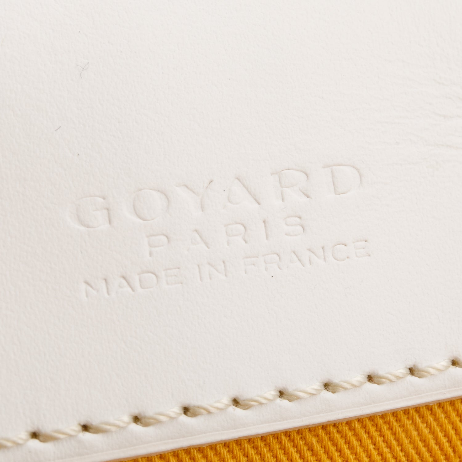 Goyard White Leather & Monogram Canvas Belvedere II PM Crossbody Bag