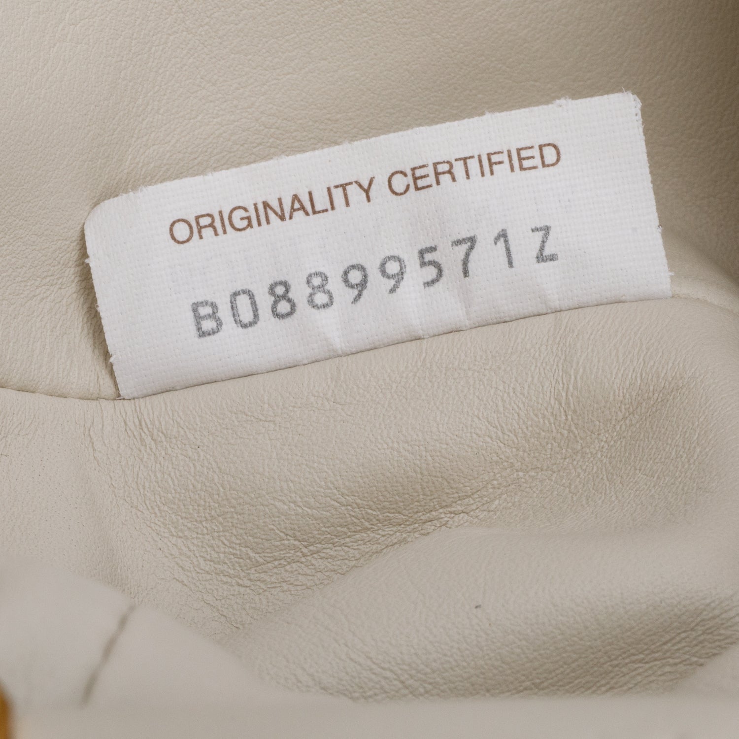 Bottega Veneta White Calfskin Leather The Classic Large Pouch