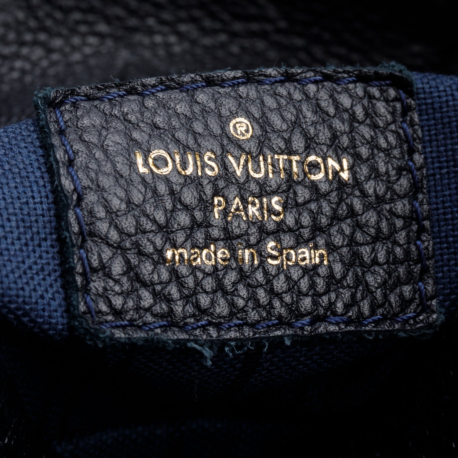 Louis Vuitton Navy Monogram Empreinte Artsy MM w/ Box