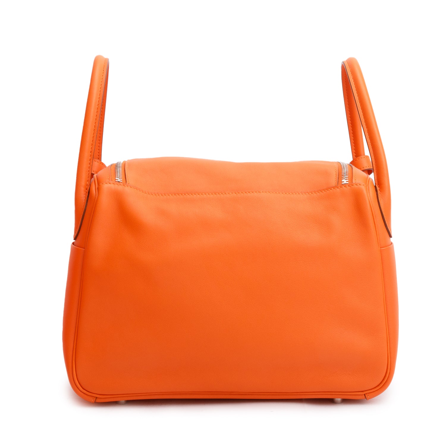 Hermes Orange Swift Verso Leather Lindy 30 w/ Box